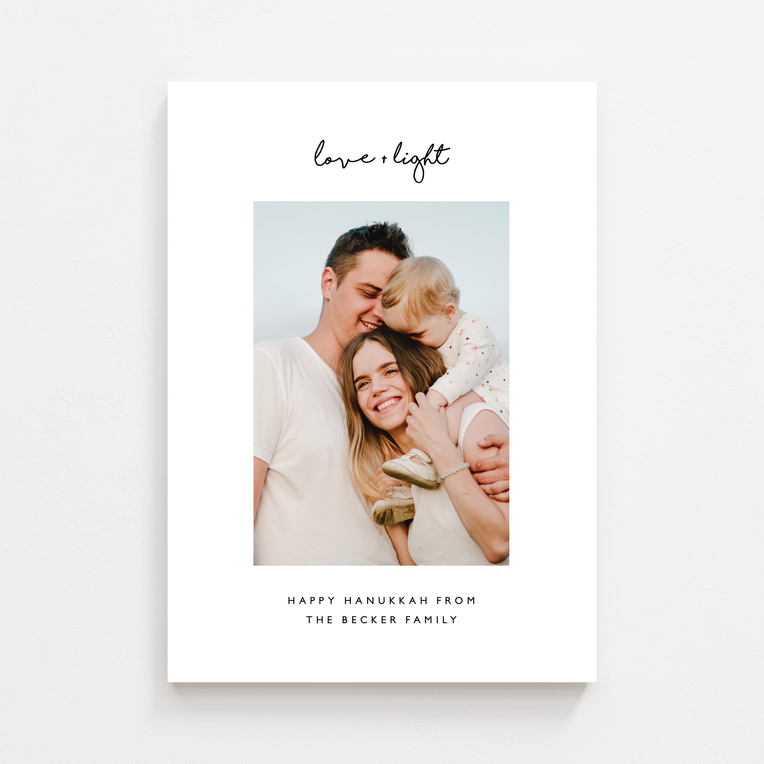 Petite Love & Light Photo Holiday Card