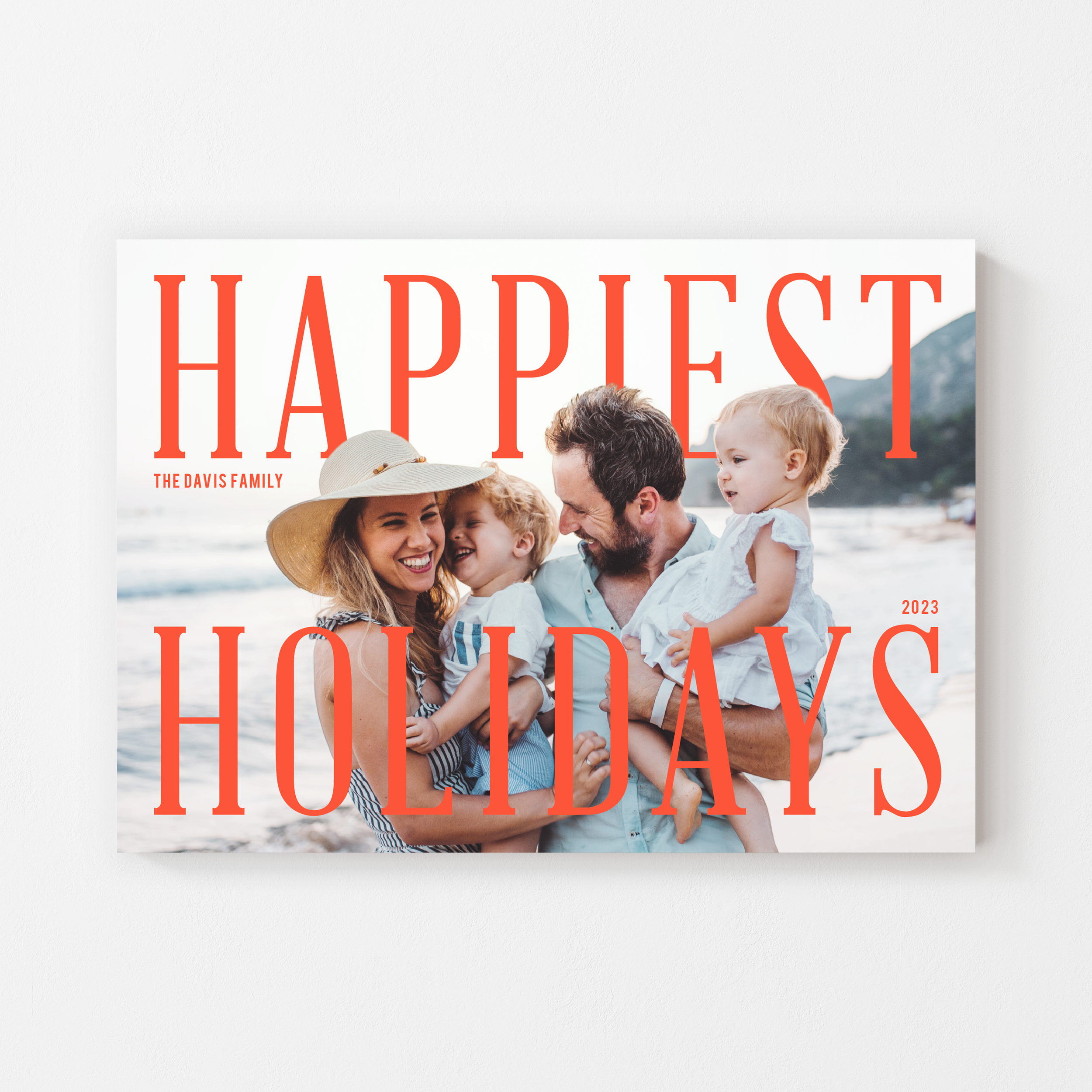 Happiest Popout Holiday Photo Card