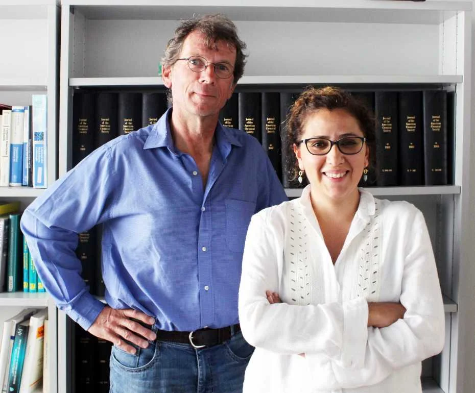 Prof. Dr. Hansjörg Grützmacher and Dr. Monica Trincado. Image via ETH Zurich