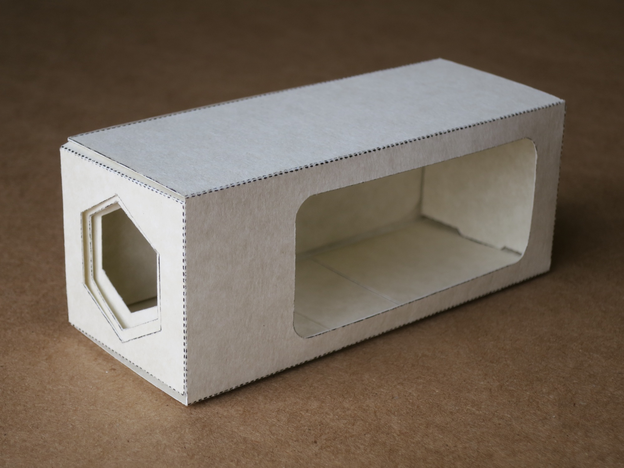 Box prototype scale model