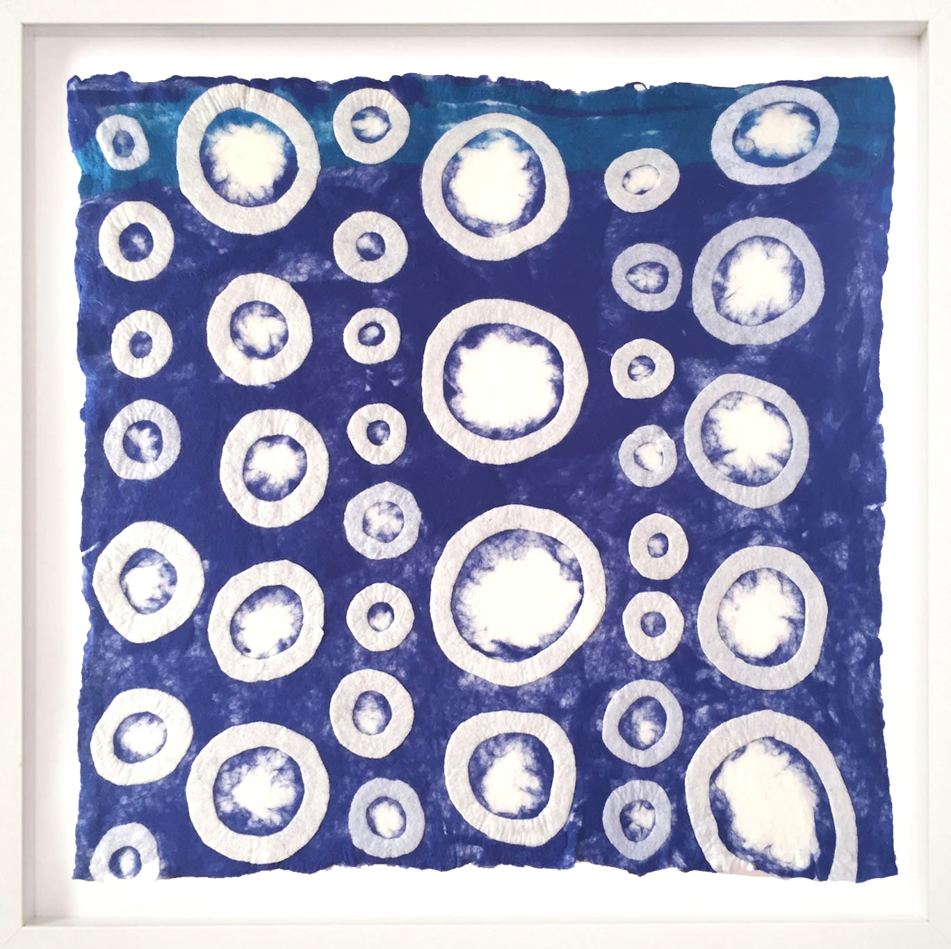 Bright Navy Sea Urchin 36x36