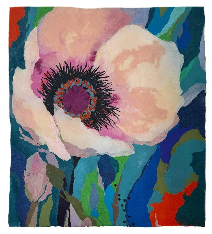 White poppy deep blues unframed.jpg