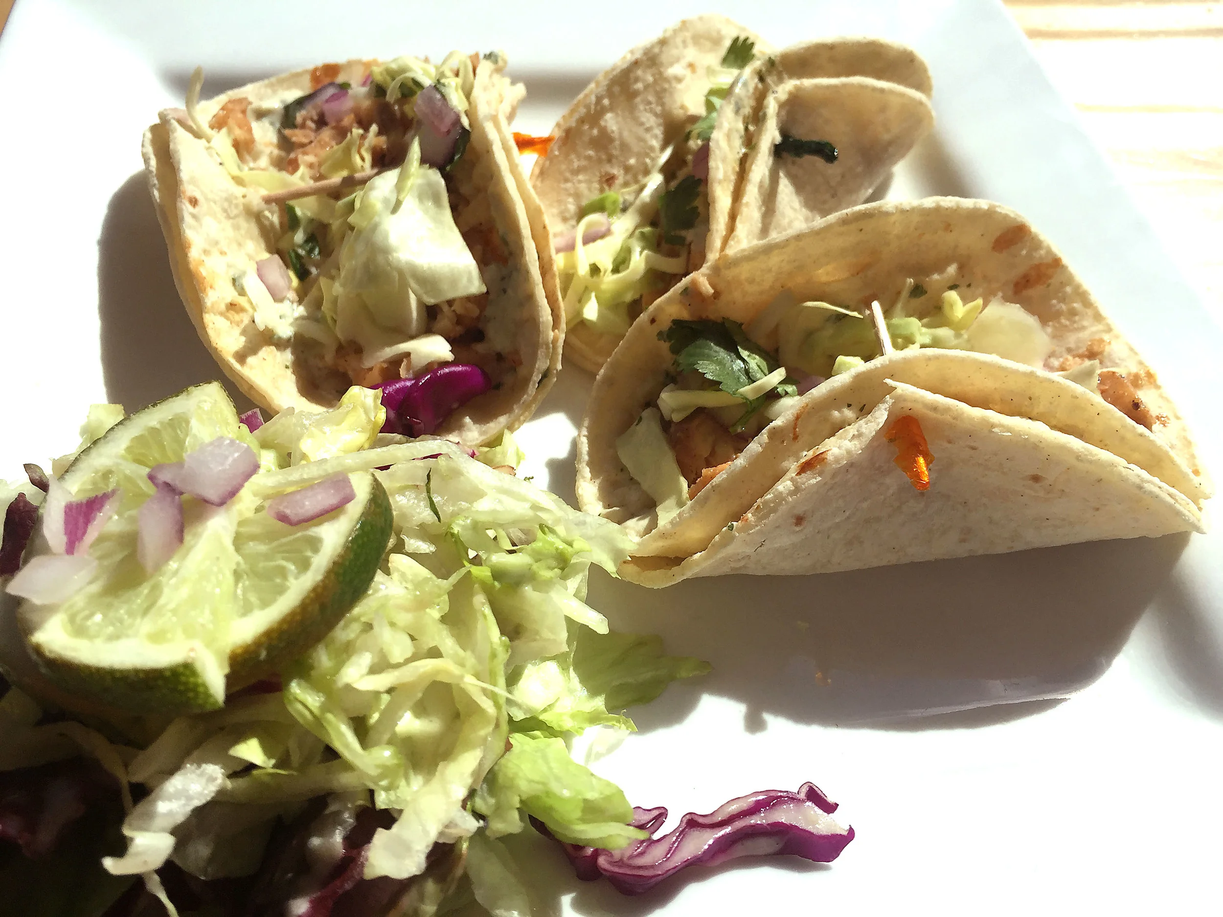 Fish Tacos with Slaw