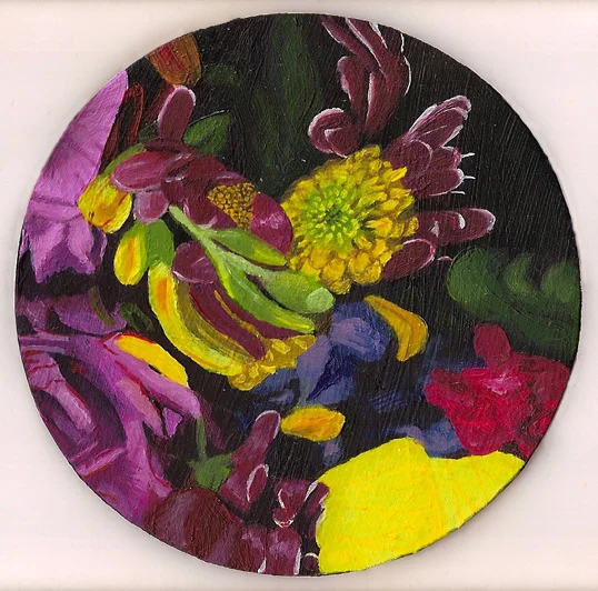Scan Still Life with Fresia