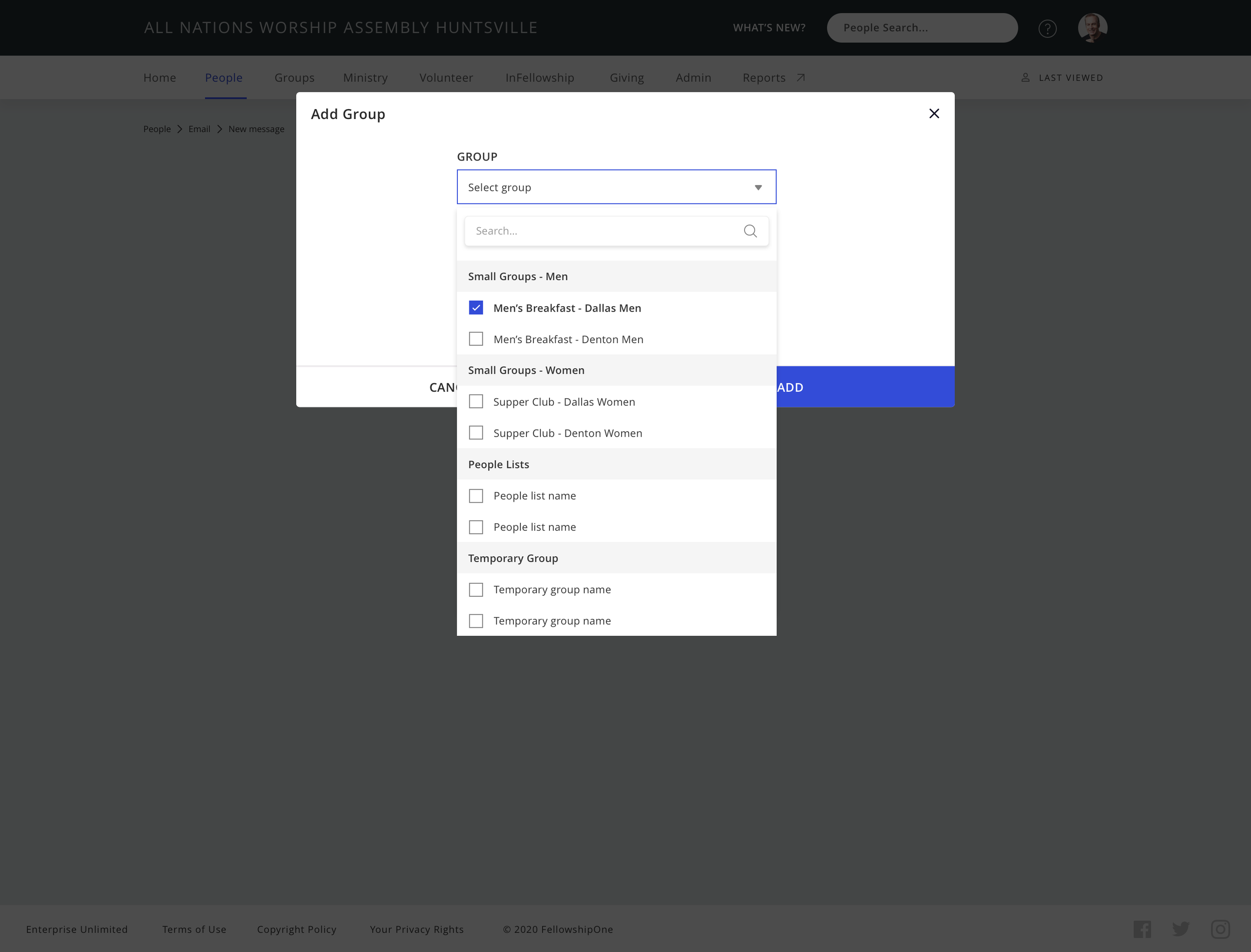 1_New message_search for group_modal.png