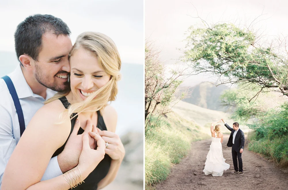 Courtney + Michael | An Oahu Newlywed Session