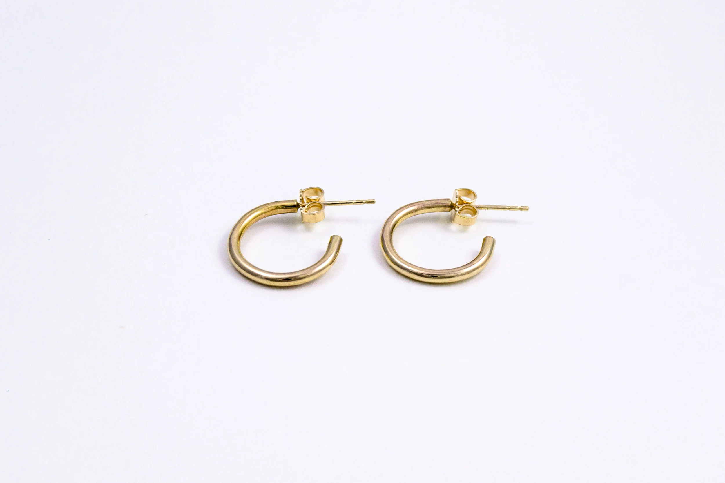 GOLD BABY HOOPS