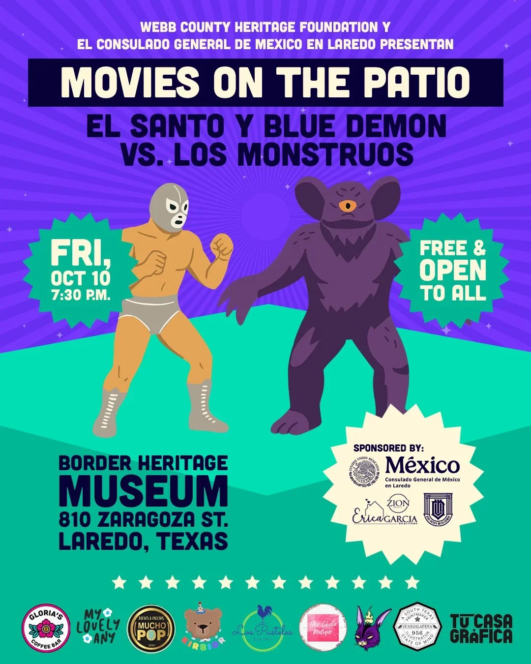 Movies on the Patio @ Border Heritage Museum - Laredo, TX