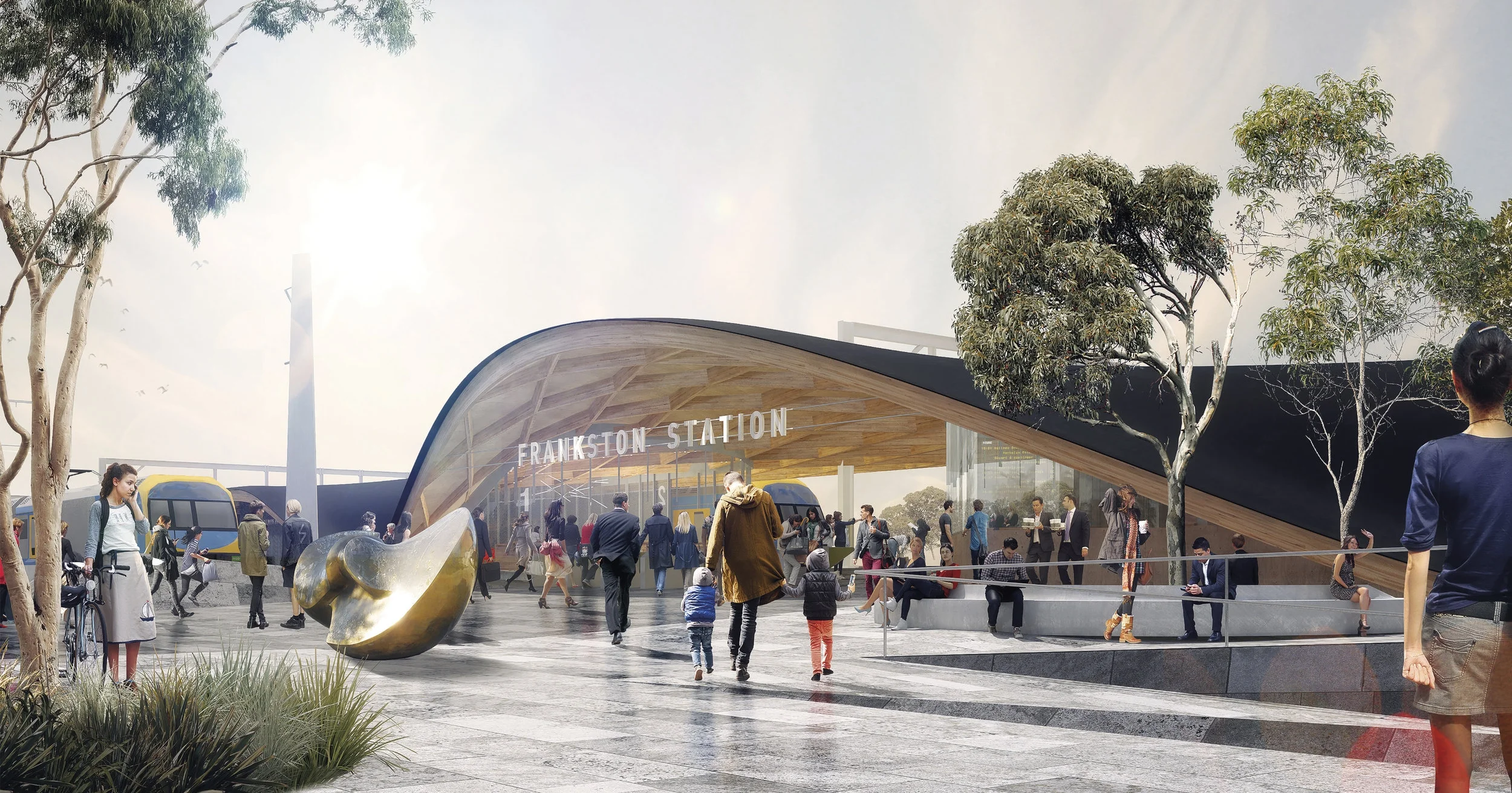 FRANKSTON STATION YOUNG STREET ENTRANCE