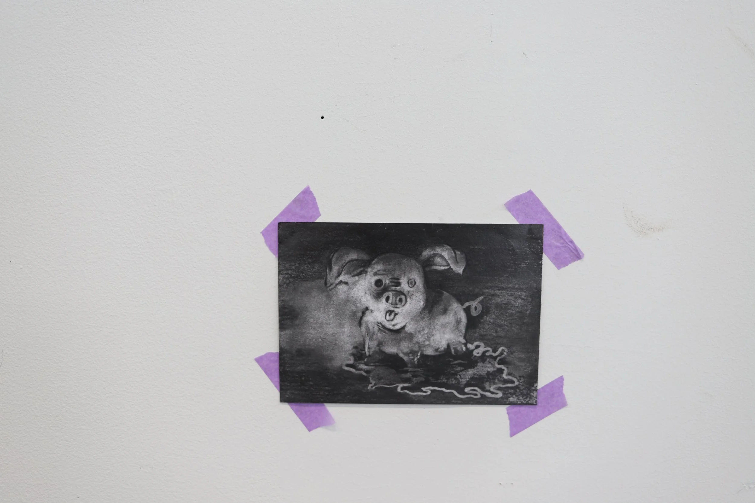 [Gris] graphite and pencil on paper 14X21 cm