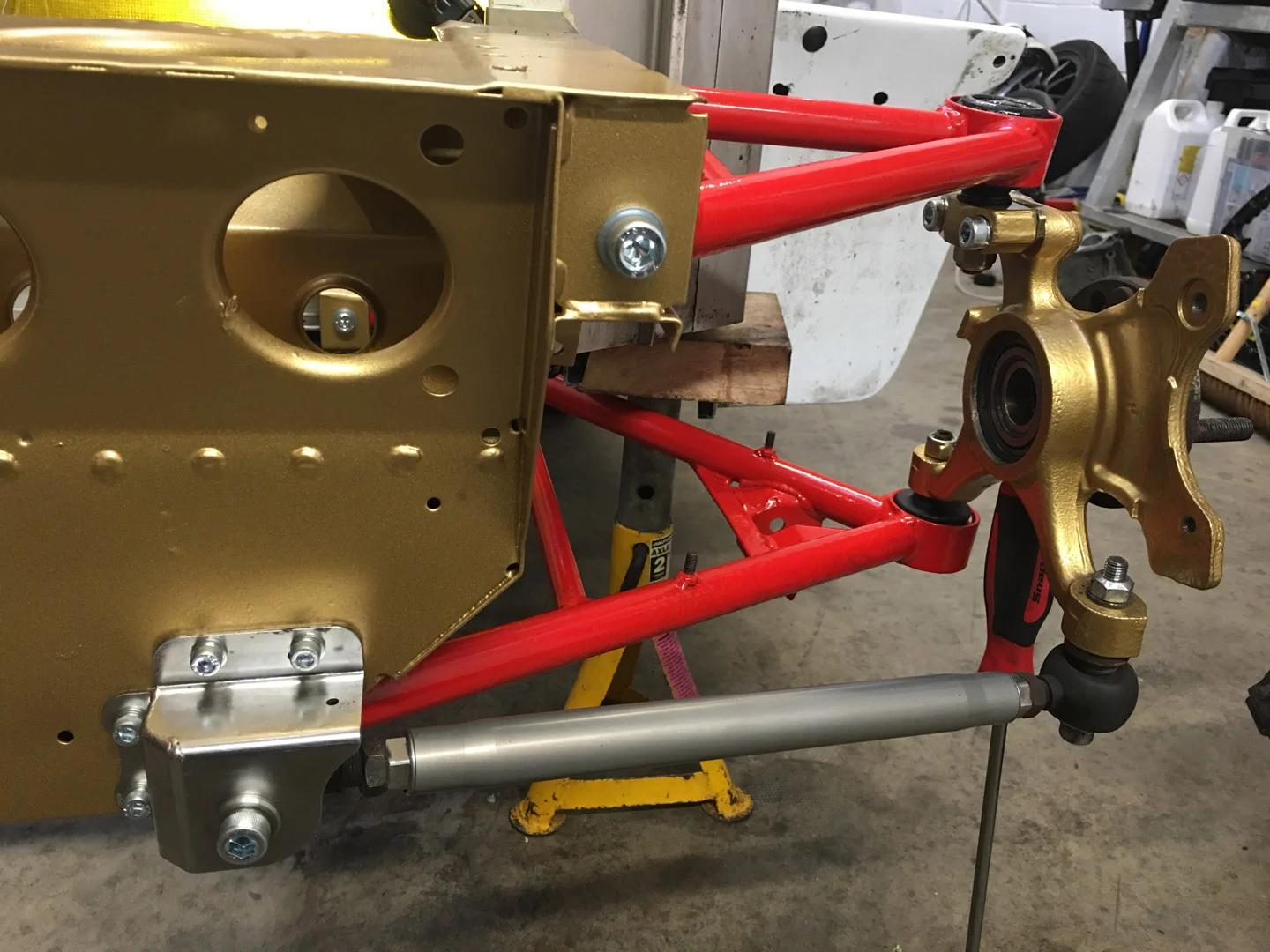 Suspension refresh of my own car mid way through...