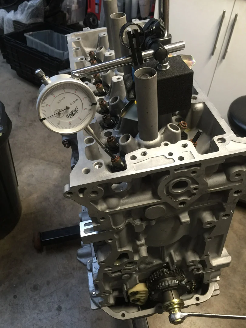 Valve clearance check