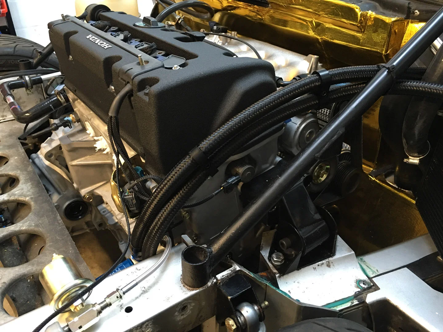 Remote oil cooler hoses