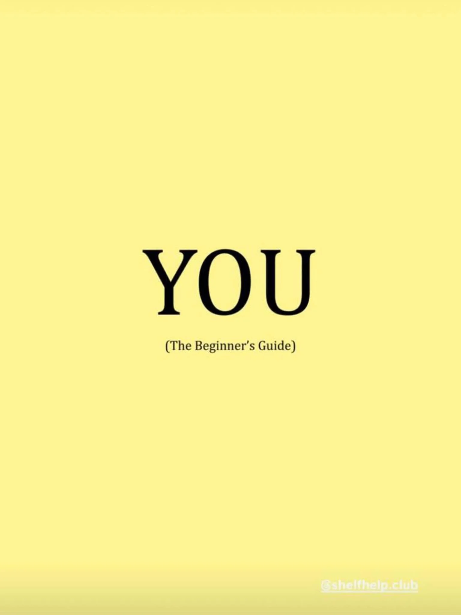 🟨 Going yellow for YOU.
A beginner&rsquo;s guide to self-help from my amazing wife Toni Jones - the founder of The Shelf Help Club. @shelfhelp.club Out now!!! https://www.poundproject.co.uk/you
#goyellowforYOU