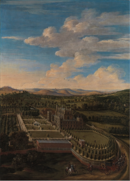 Figure 1: Jan Siberechts, Wollaton Hall and Park, Nottinghamshire, 1697, Oil on canvas, Yale Center for British Art, Paul Mellon Collection
