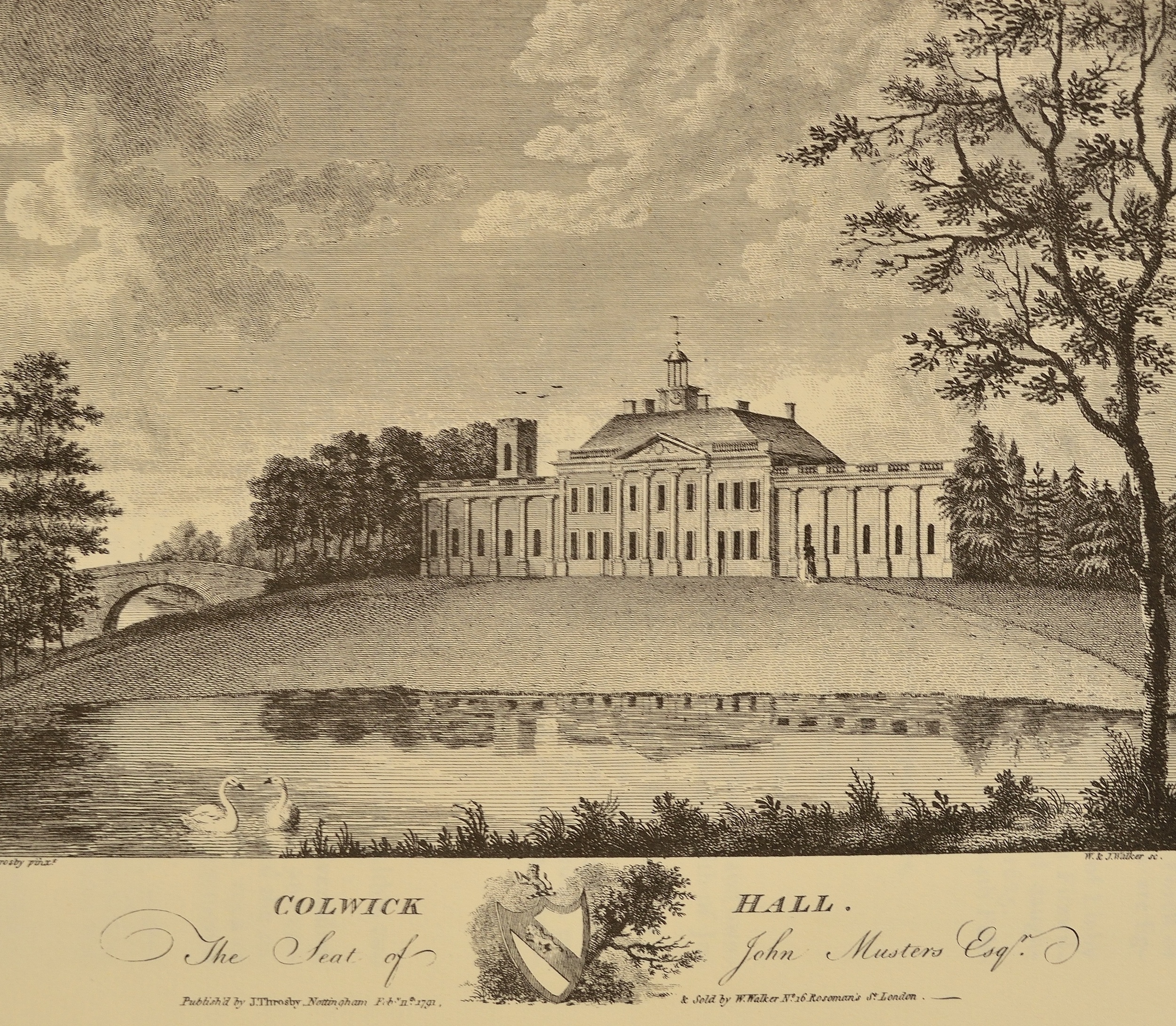 From Dr Robert Thoreton's Antiquities of Nottinghamshire, edited and enlarged by John Throsby (1790-6)