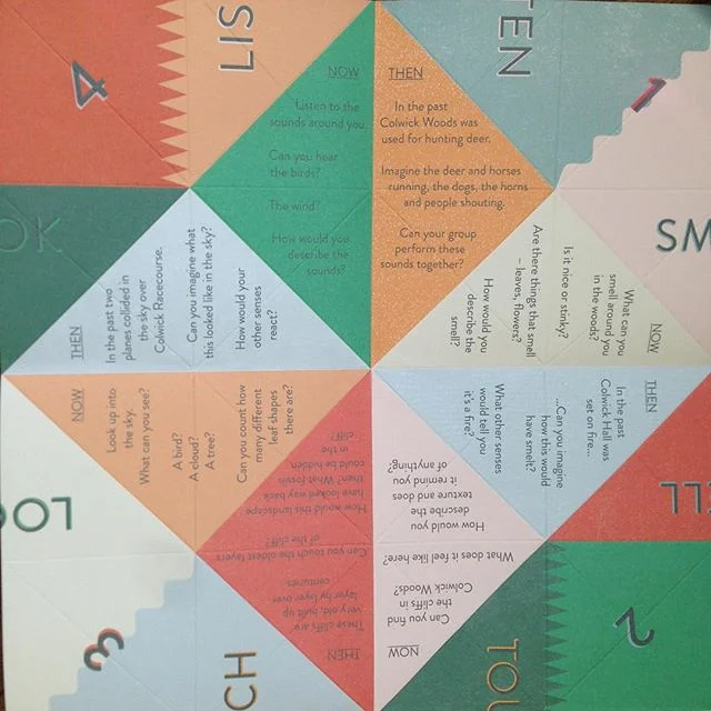 And the wonderful reverse side! #animals #art #woods