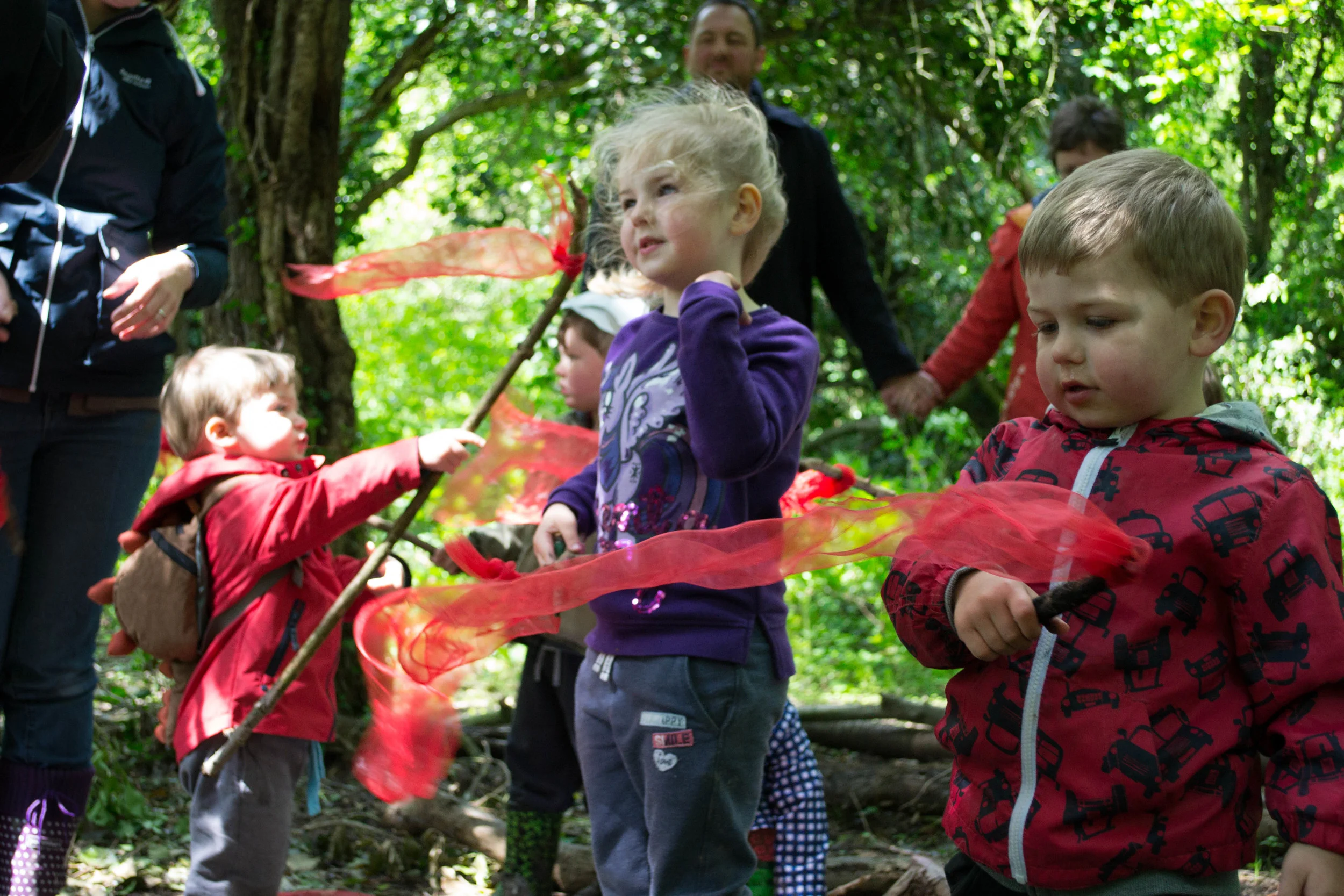Animals in the woods, The Hunter and the Hunted, Colwick Woods