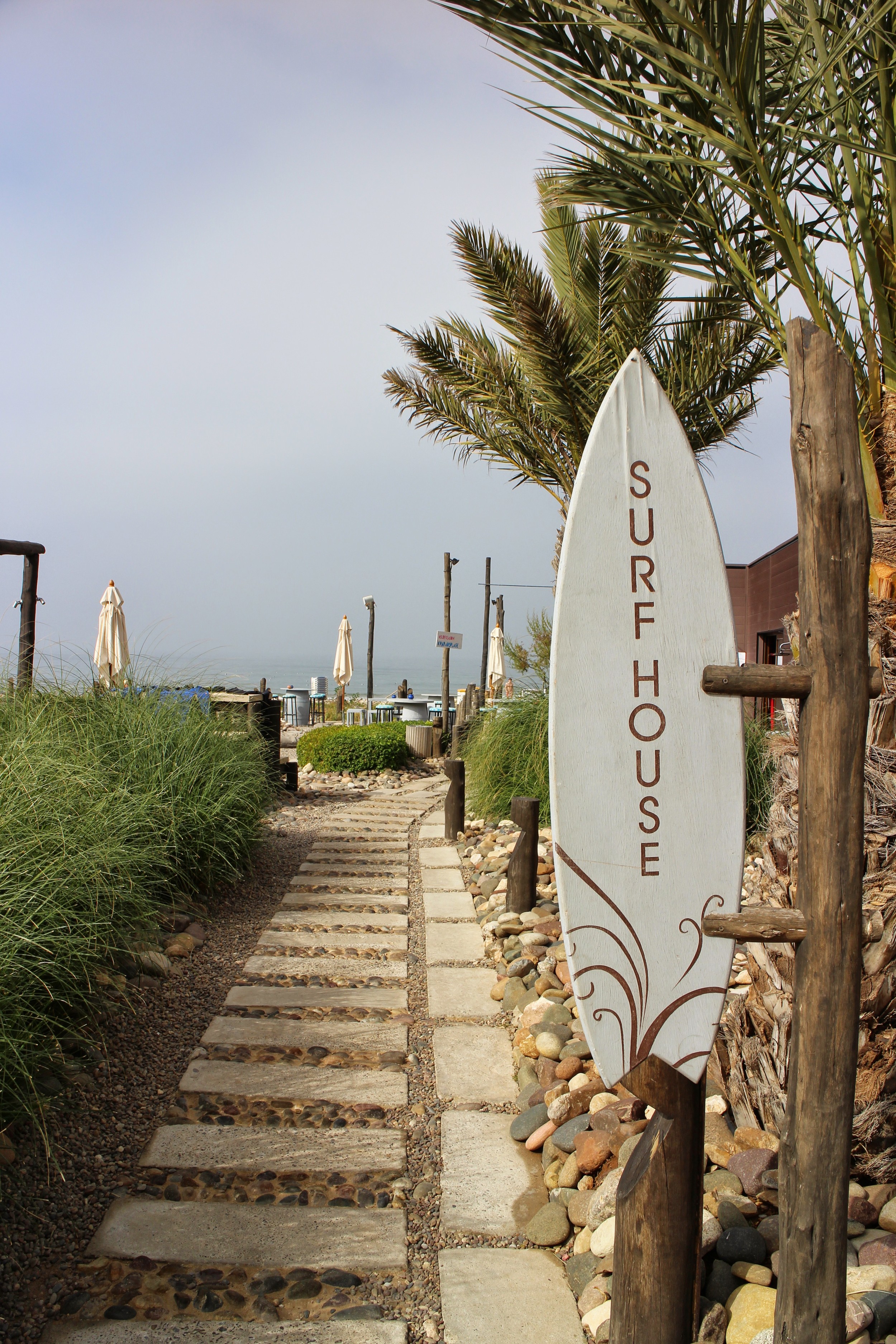 Path to the surf house