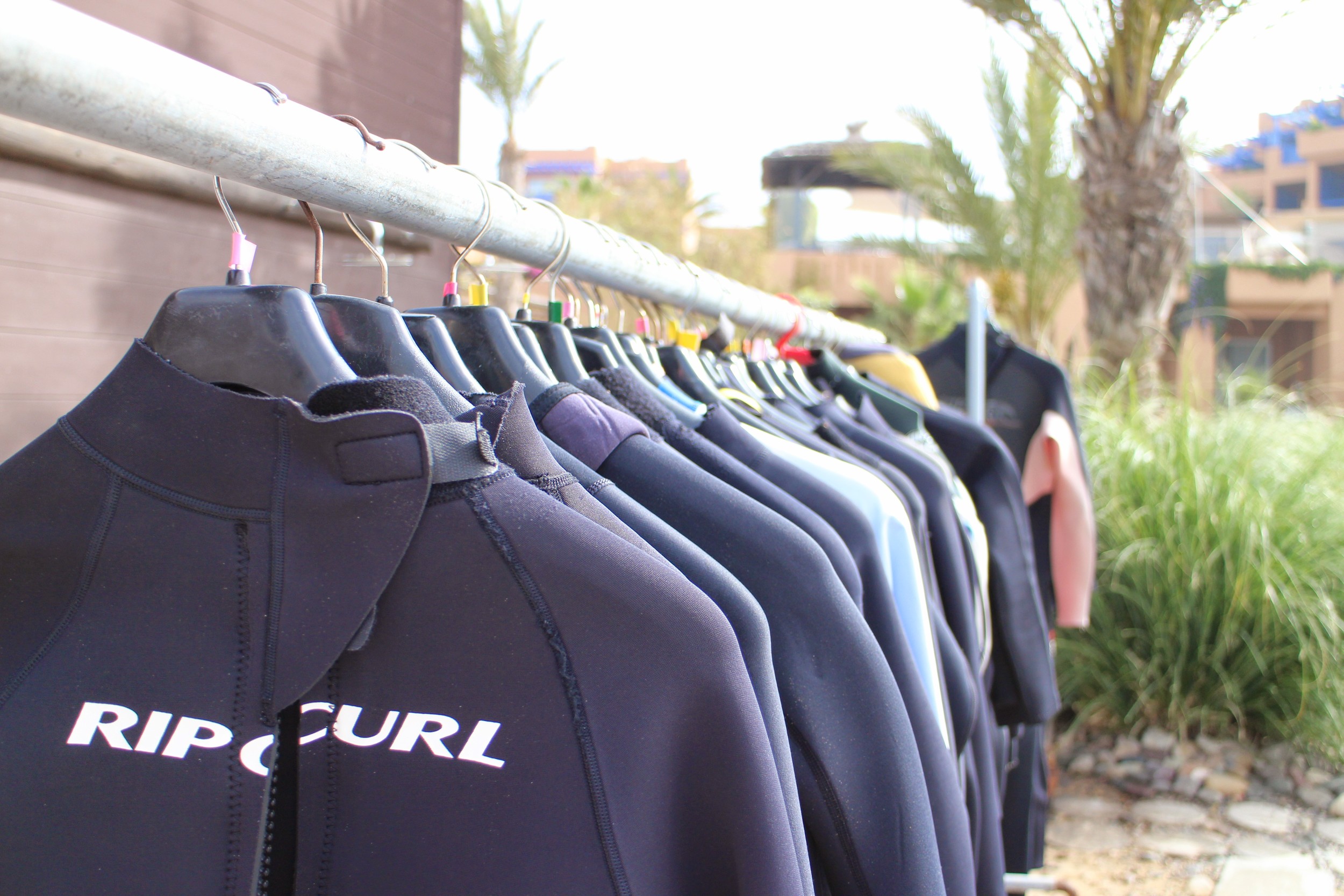 Wetsuits to hire