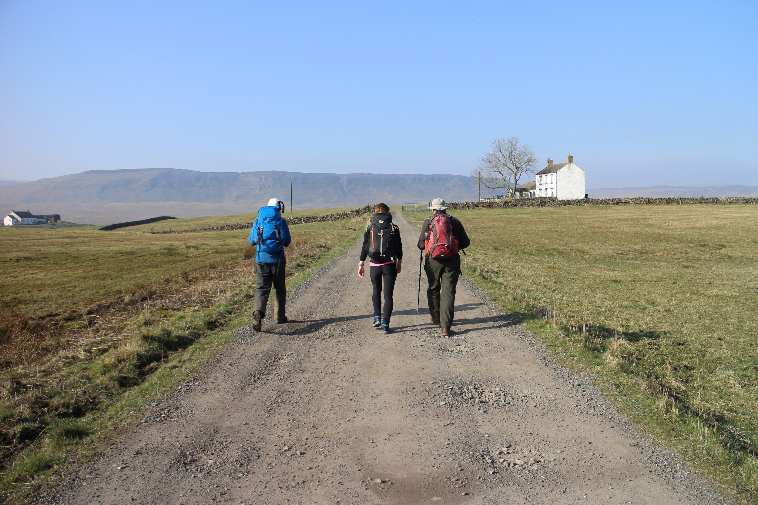  Setting off from Langdon Beck 