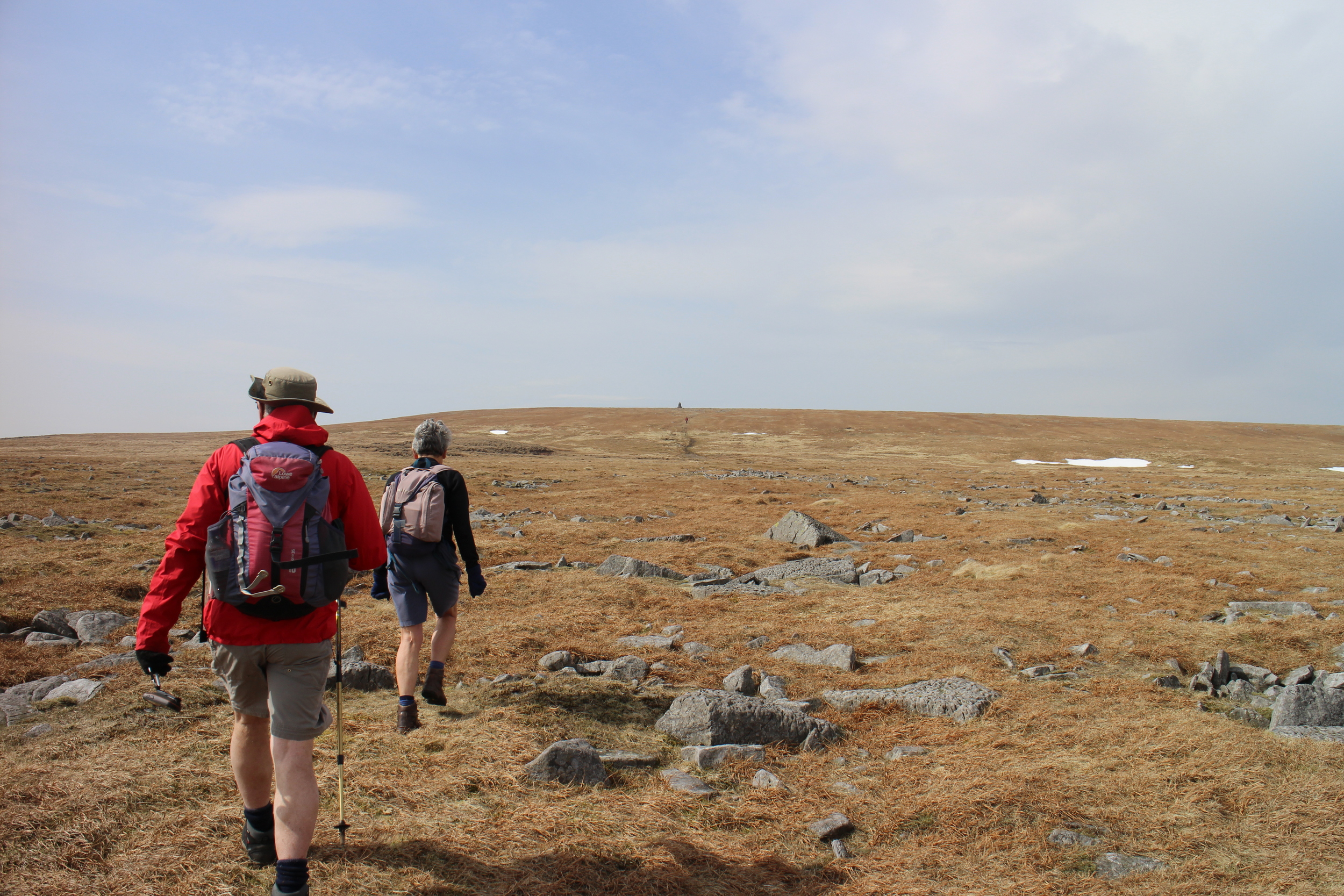  Rocky, barren trail to Cross Fell 