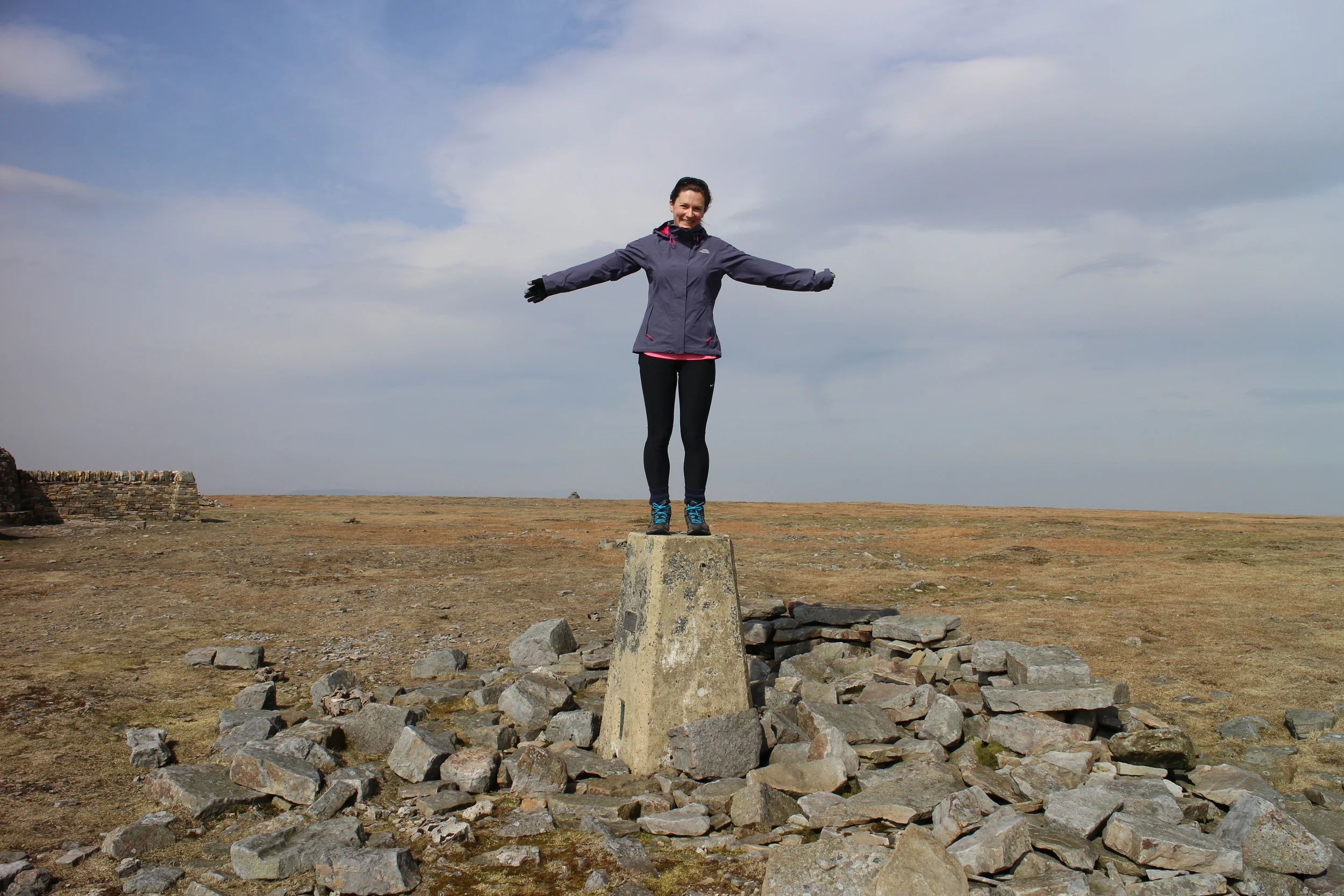  At the Cross Fell summit 