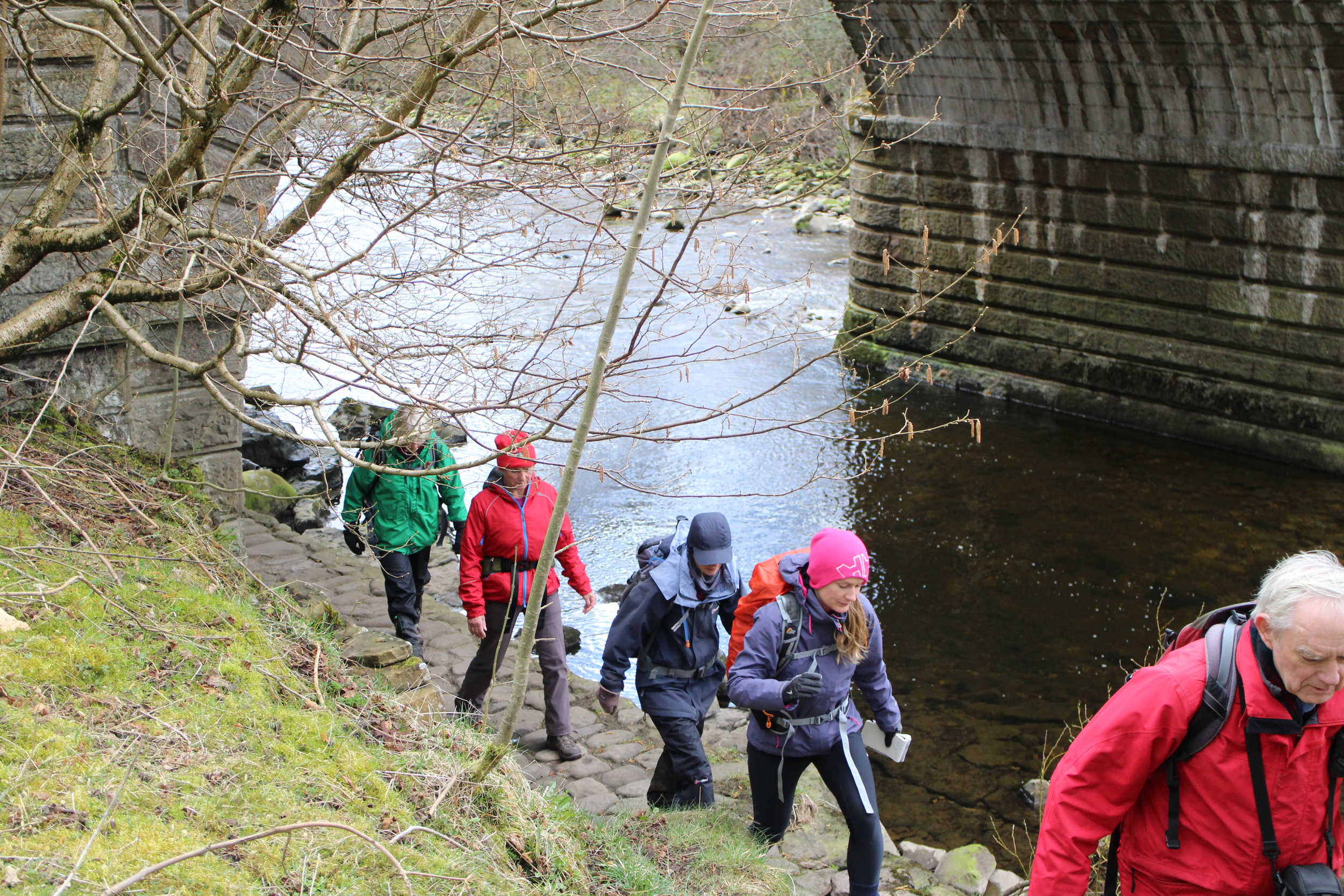  Beneath the bridge at Alston 