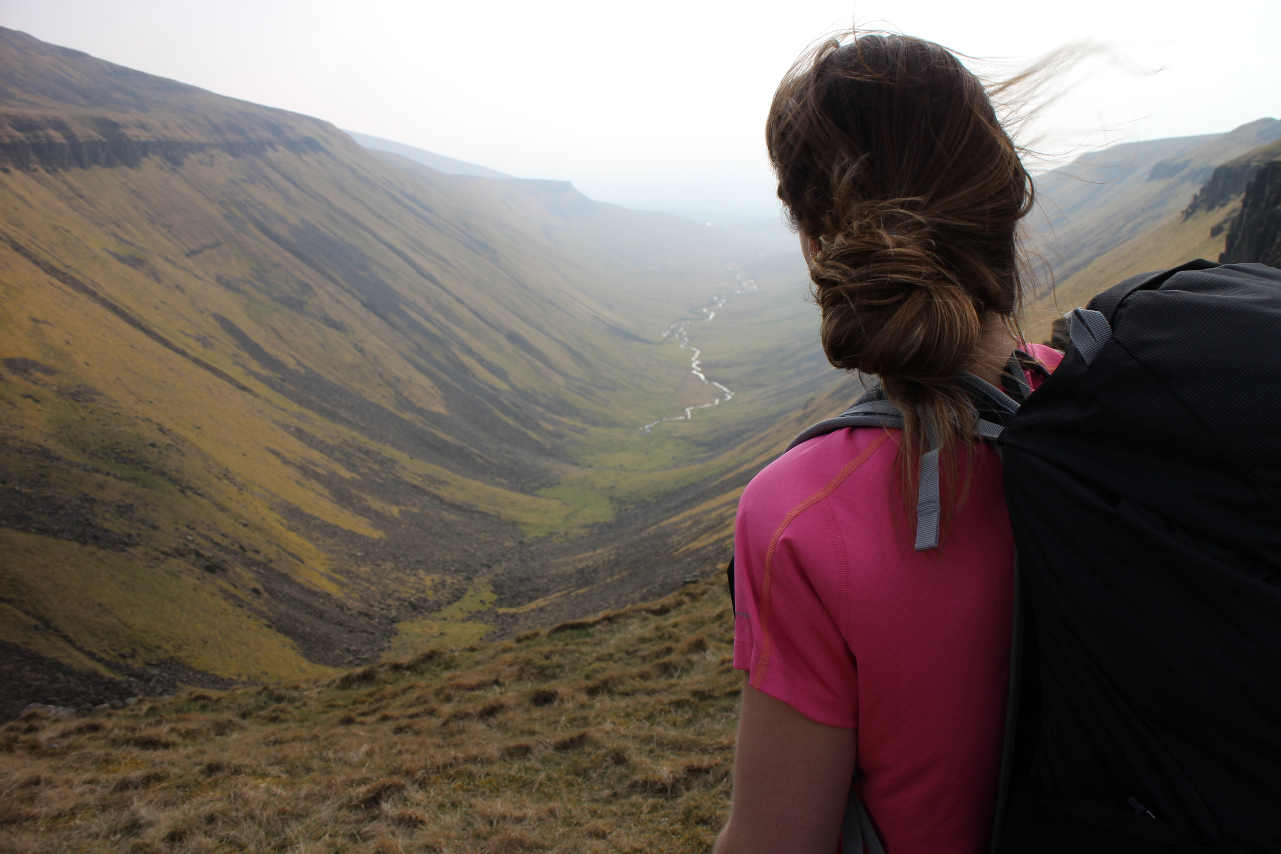 View from High Cup Nick on the Pennine Way