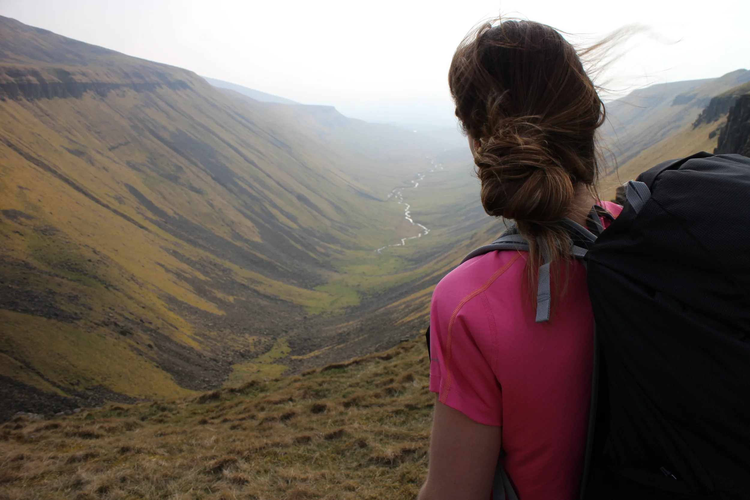 View from High Cup Nick on the Pennine Way