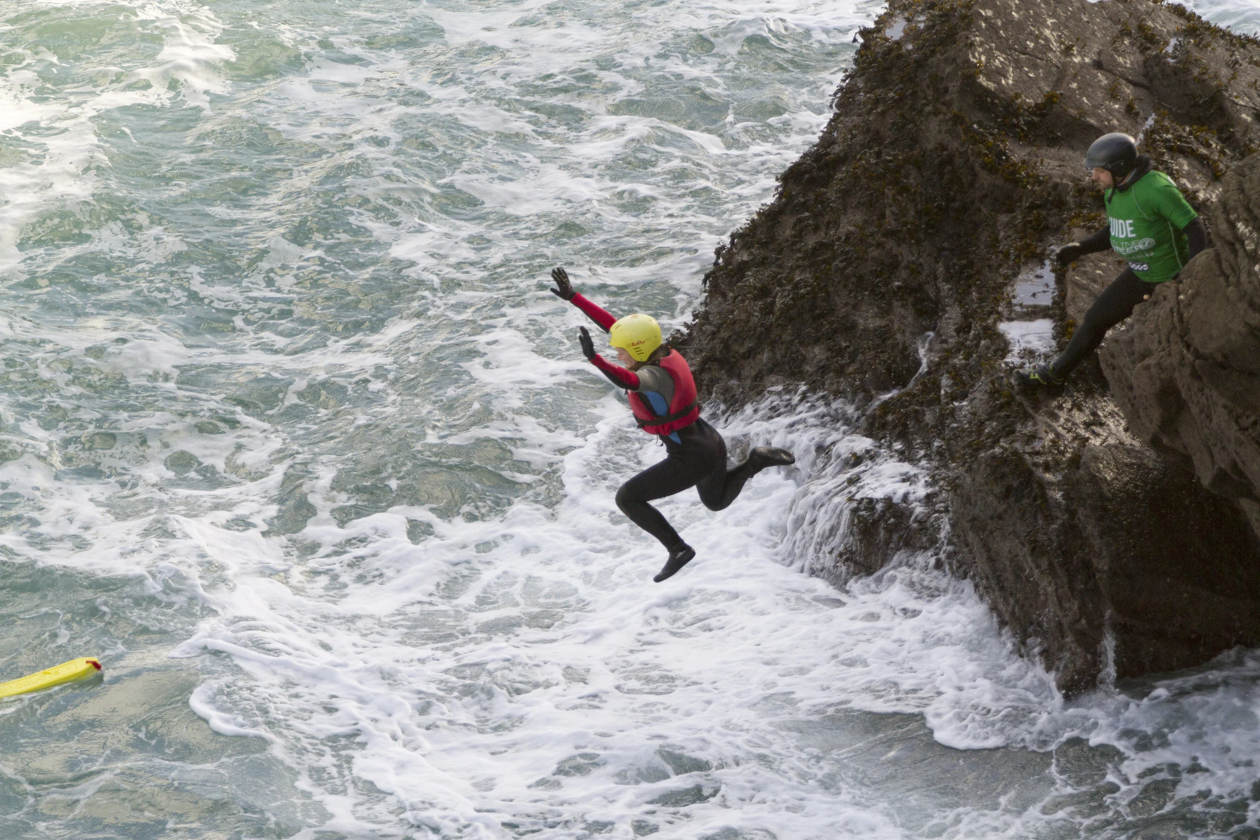 Taking the plunge (Image: Warrick Murphy / Newquay Activity Centre)