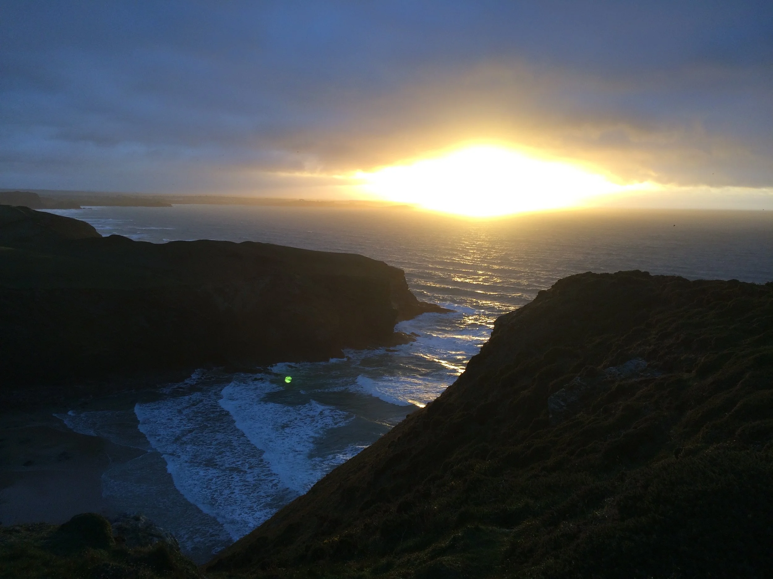 Sunset over Newquay (Image: Ellie Ross)