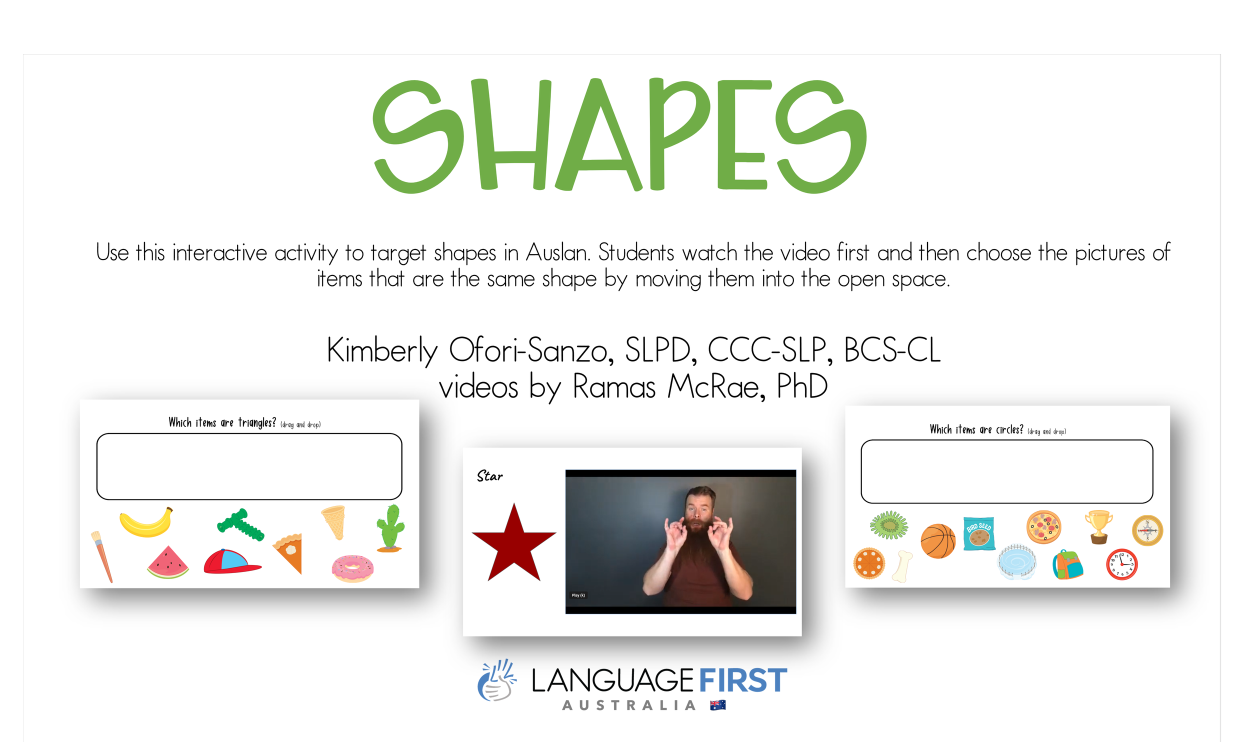 Shapes — Language First