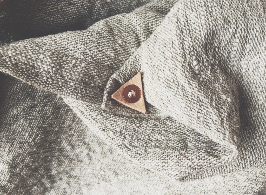 raw linen and copper