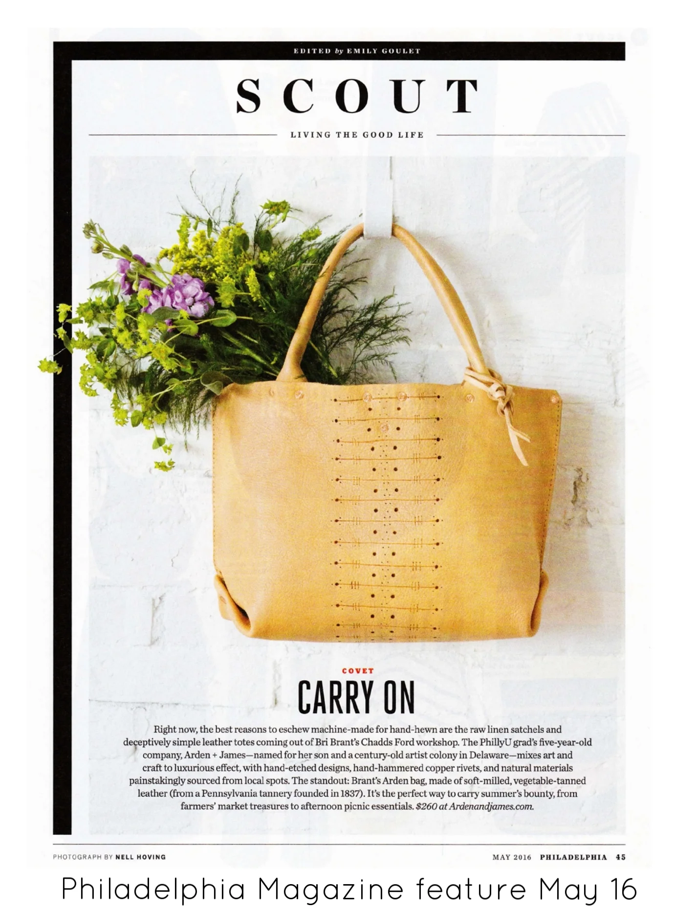Philadelphia Magazine Feature - May 16