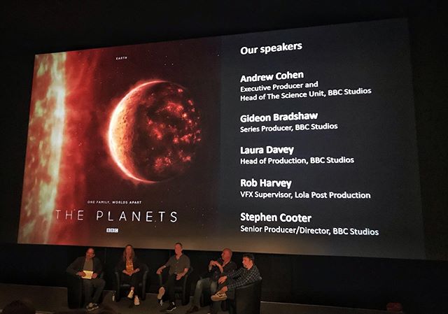 #ThePlanets. Was lucky enough to work on this show as a camera operator / assistant and attend a screening of one of the episodes yesterday in London. The talented team behind this have brought together something very special. Informative, dramatic a