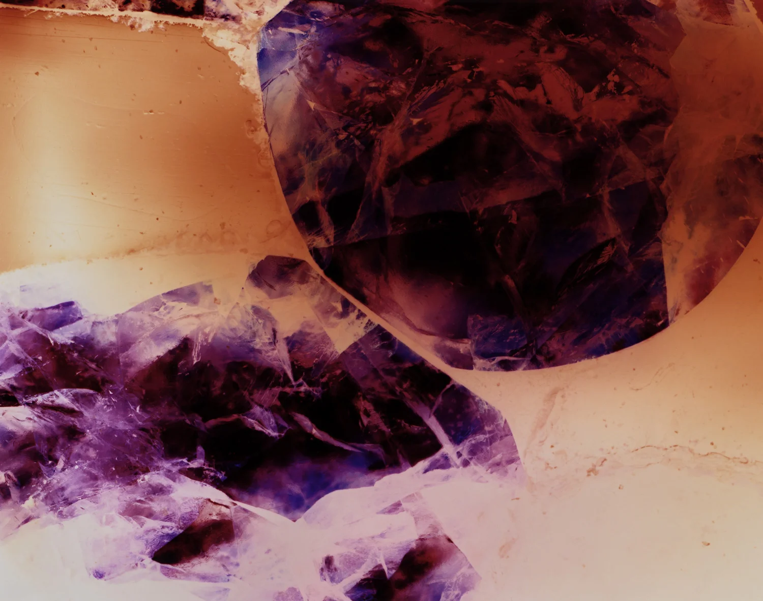 Redshift series, Carey Young, 2010, Series of camera-less C-type photographs, 84.1 x 106.7 cm each