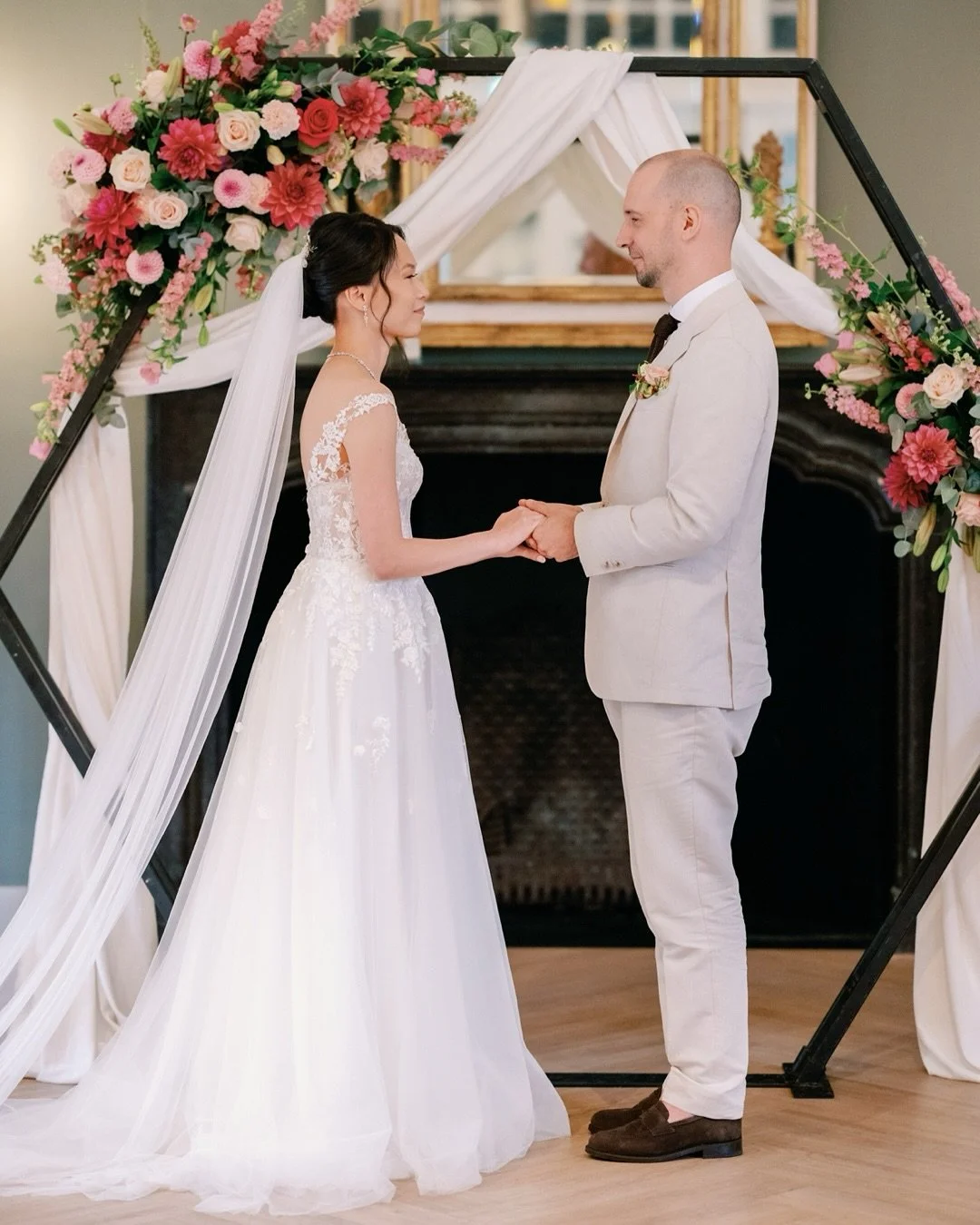 Adam &amp; Caroline ❤️ A wedding full of love and elegance at the stunning @buitenplaatsamerongen Forever grateful to sweet Adam &amp; Caroline for trusting us with their story. 🌿

Video: @thebestoftimesfilms 
Photography: @angelaaabarendregt 
Secon