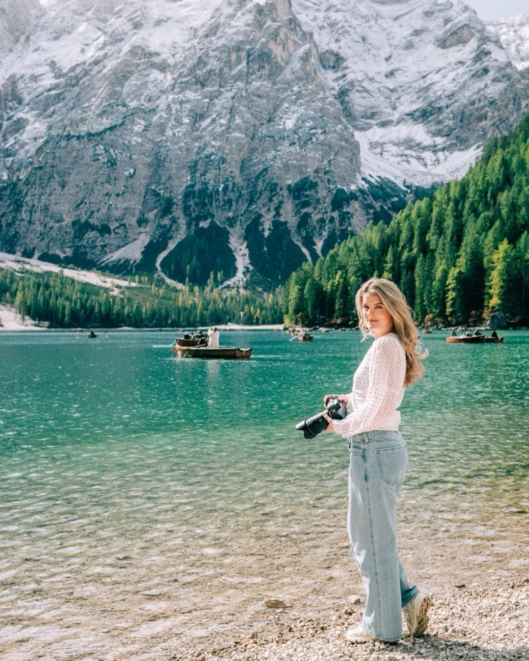 Lago di Braies 2025 🩵 Can I please have a wedding here. Its a dream 💍🌿