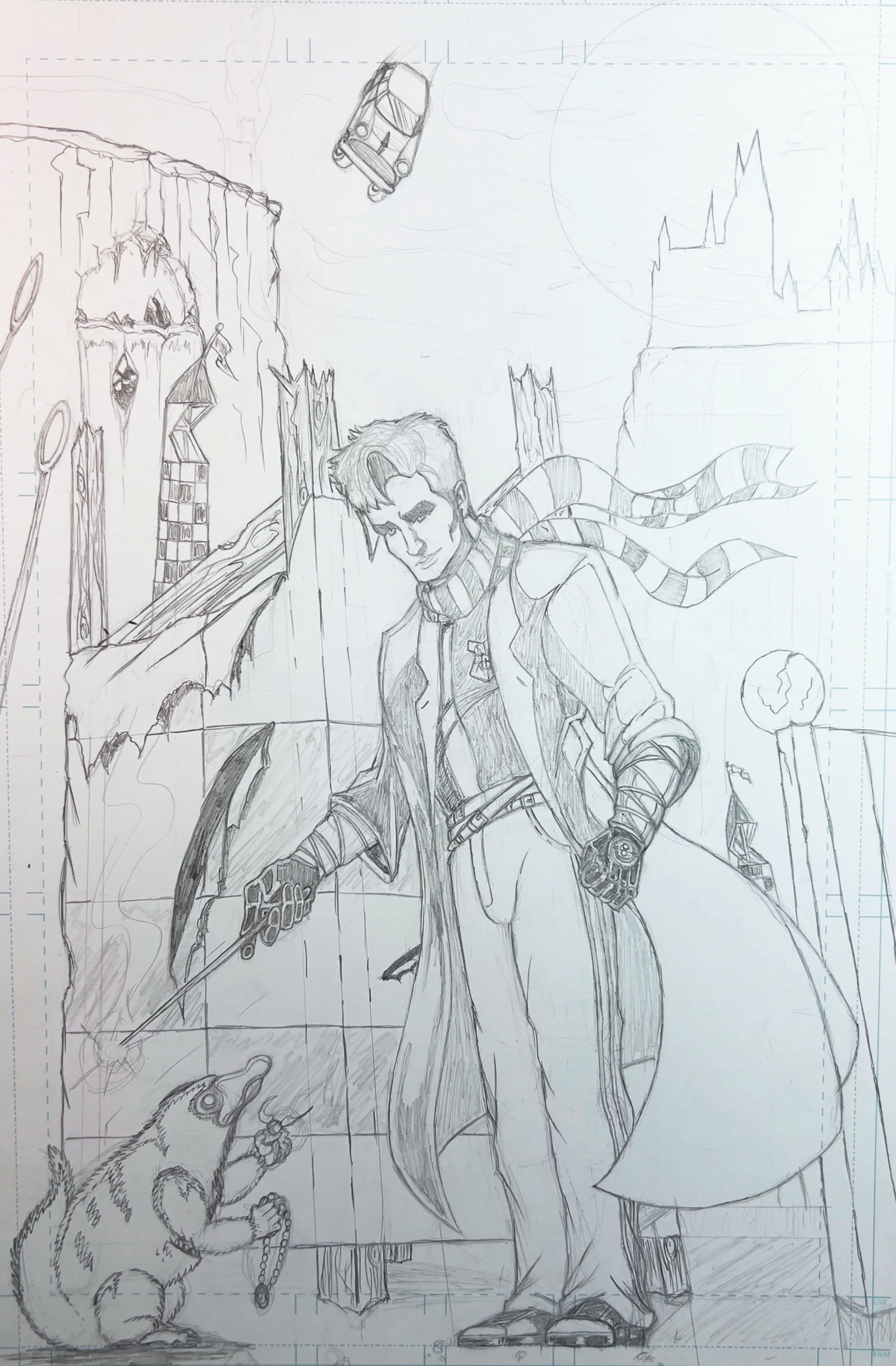 Cedric Diggory - In progress Pencil
