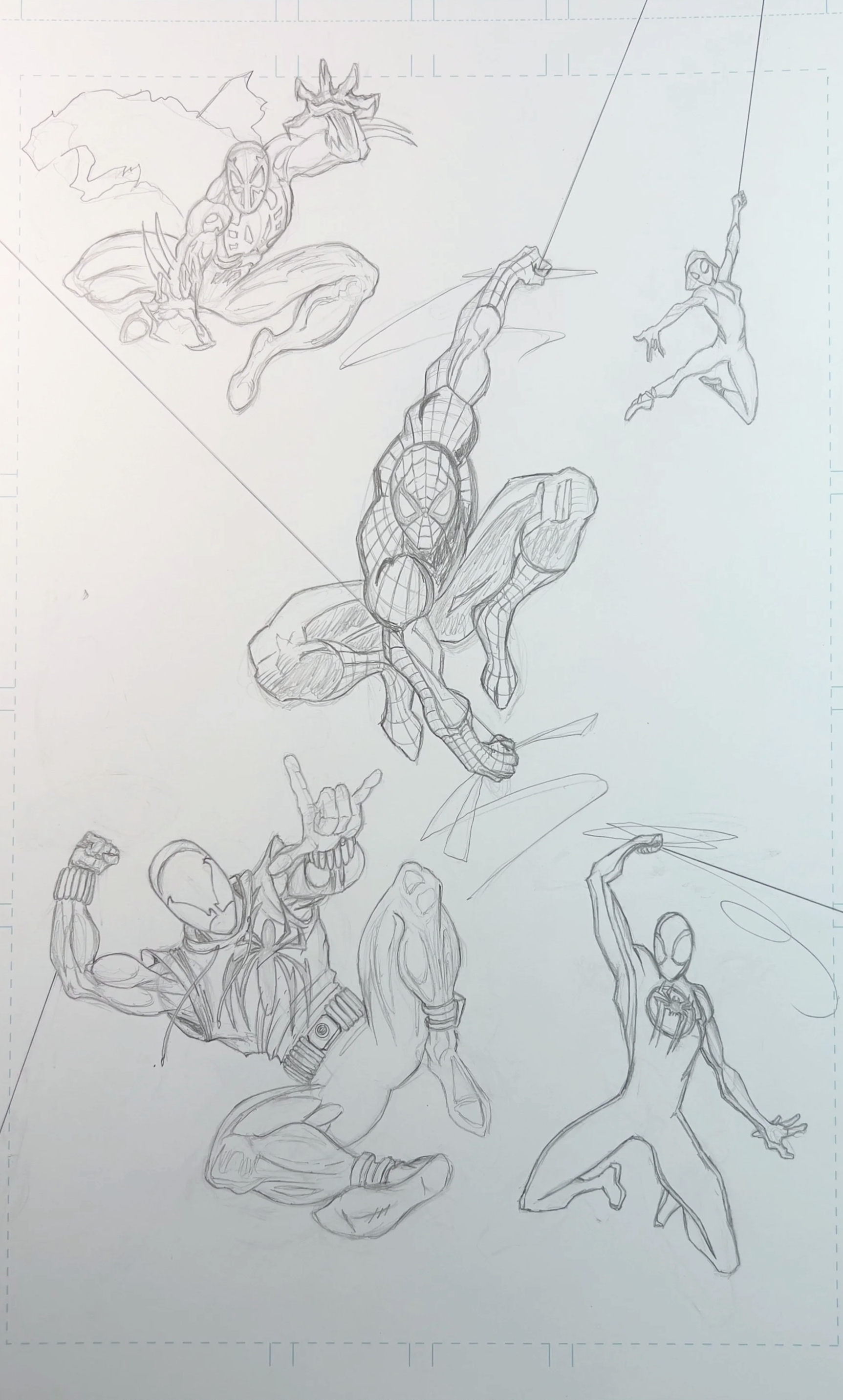 Spider Legion - Private Commission - In Progress Pencil