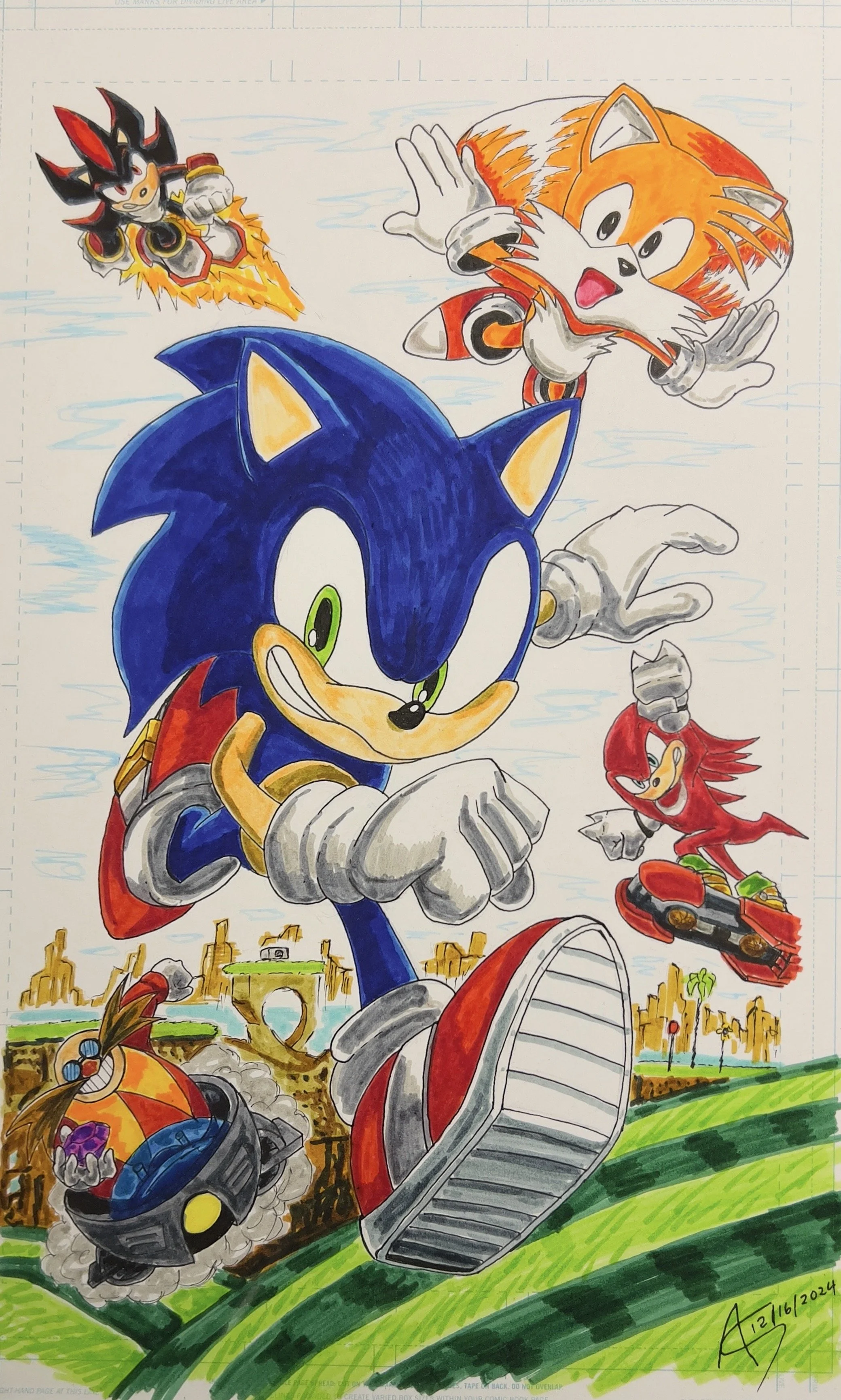 Sonic & Friends - Full Color