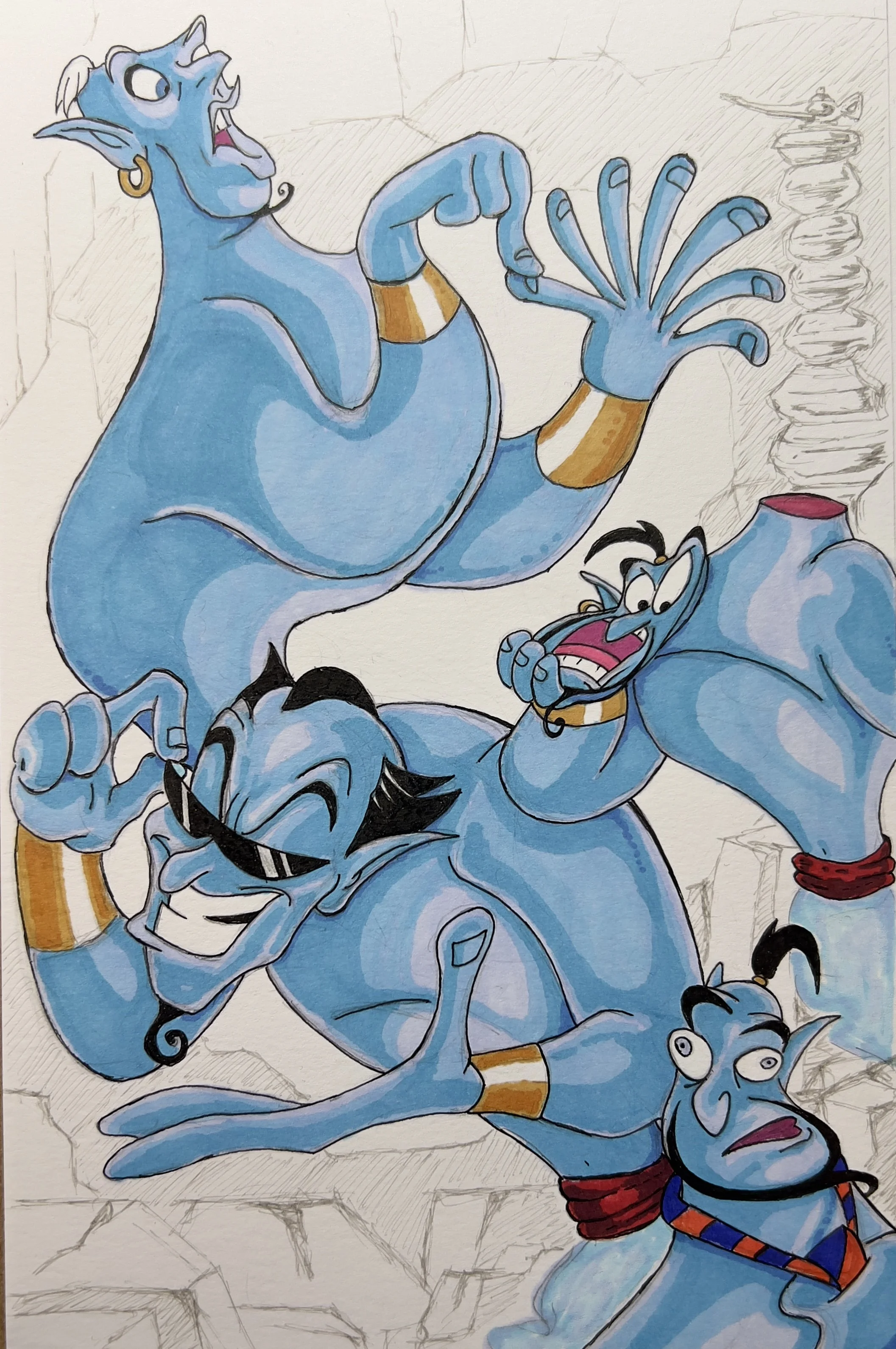 Genie Greeting Card page 2 - Full Color