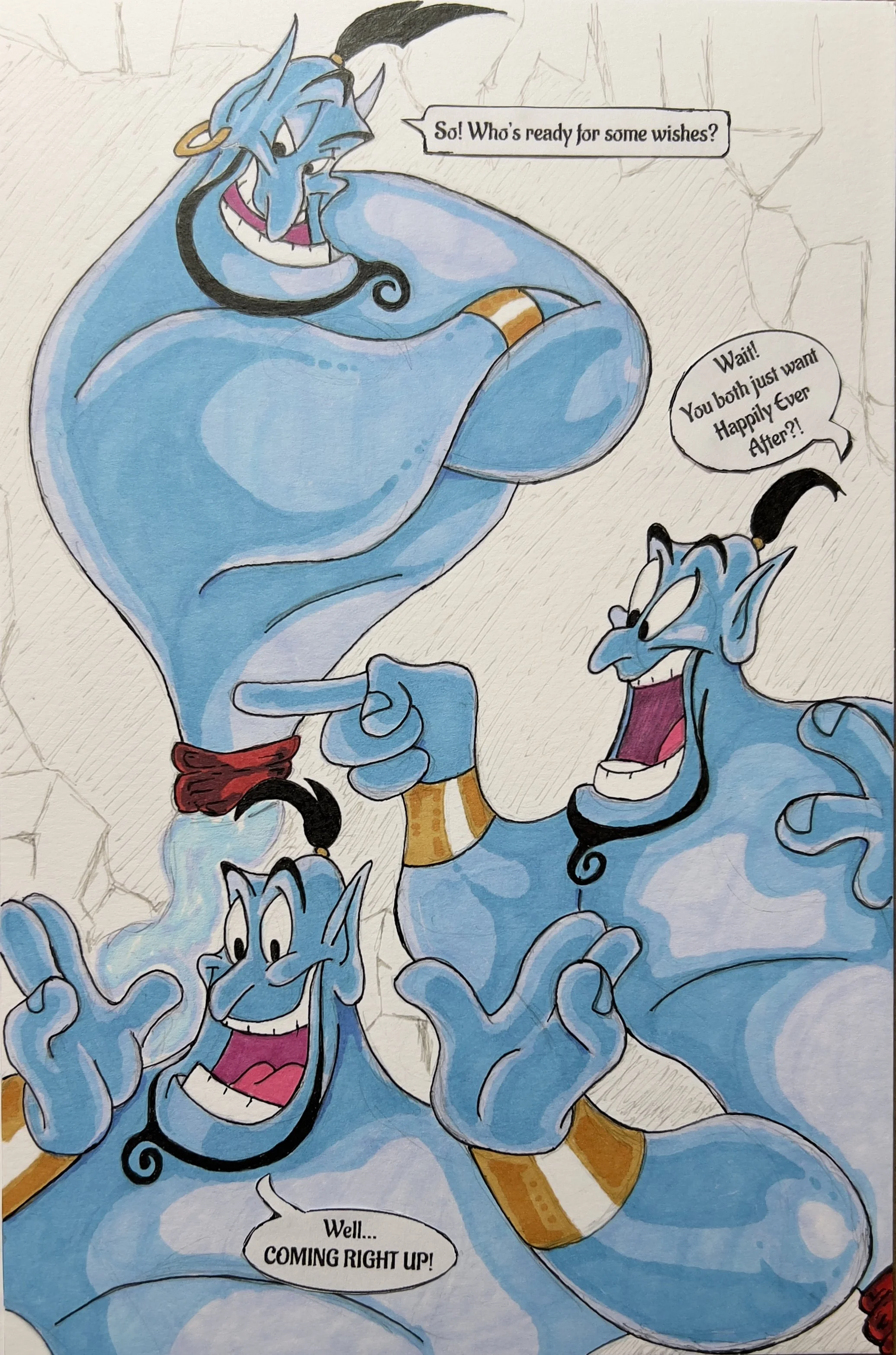 Genie Greeting Card Page 3 - Final with Dialogue