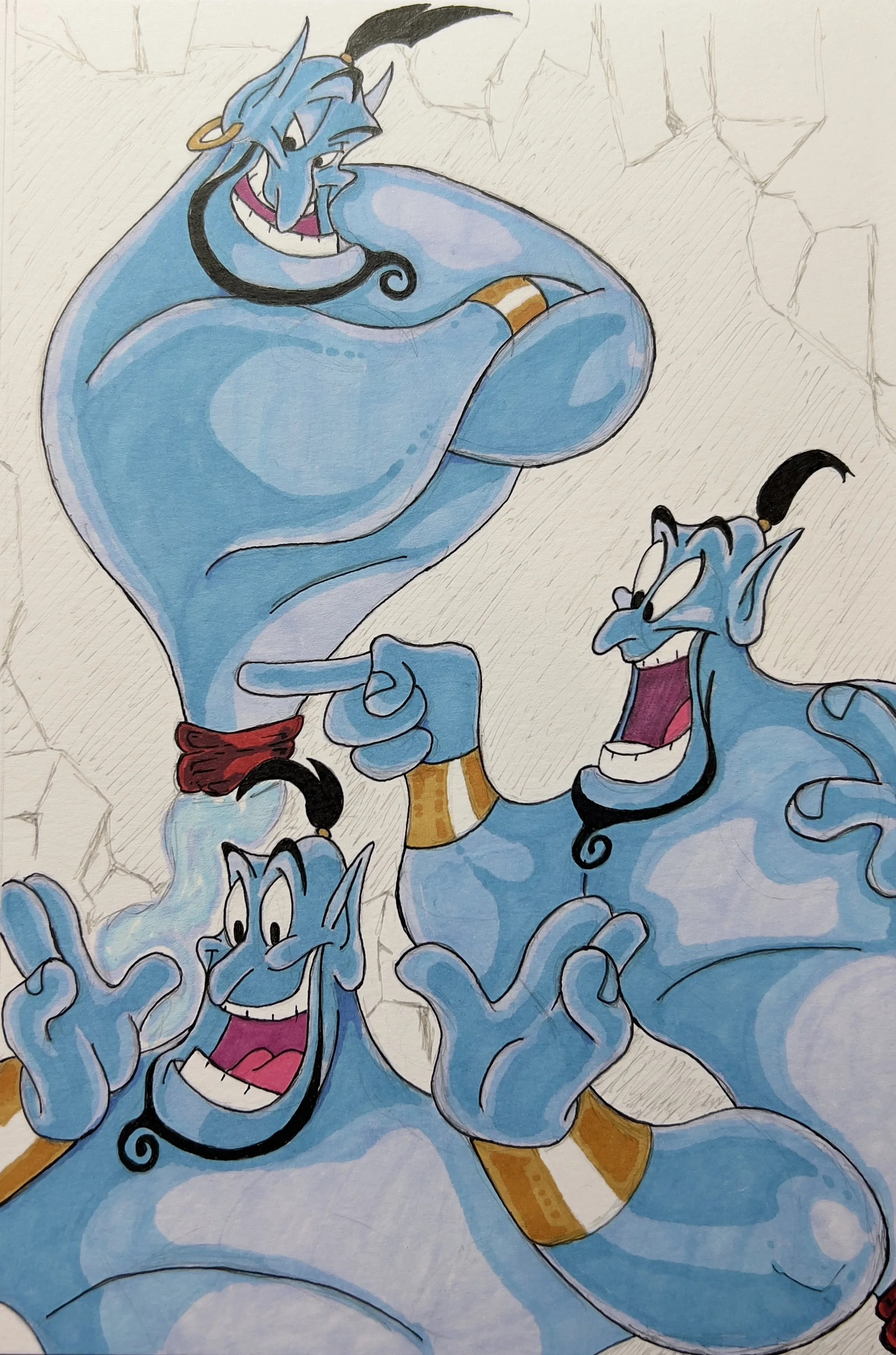 Genie Greeting Card page 3 - Full Color.