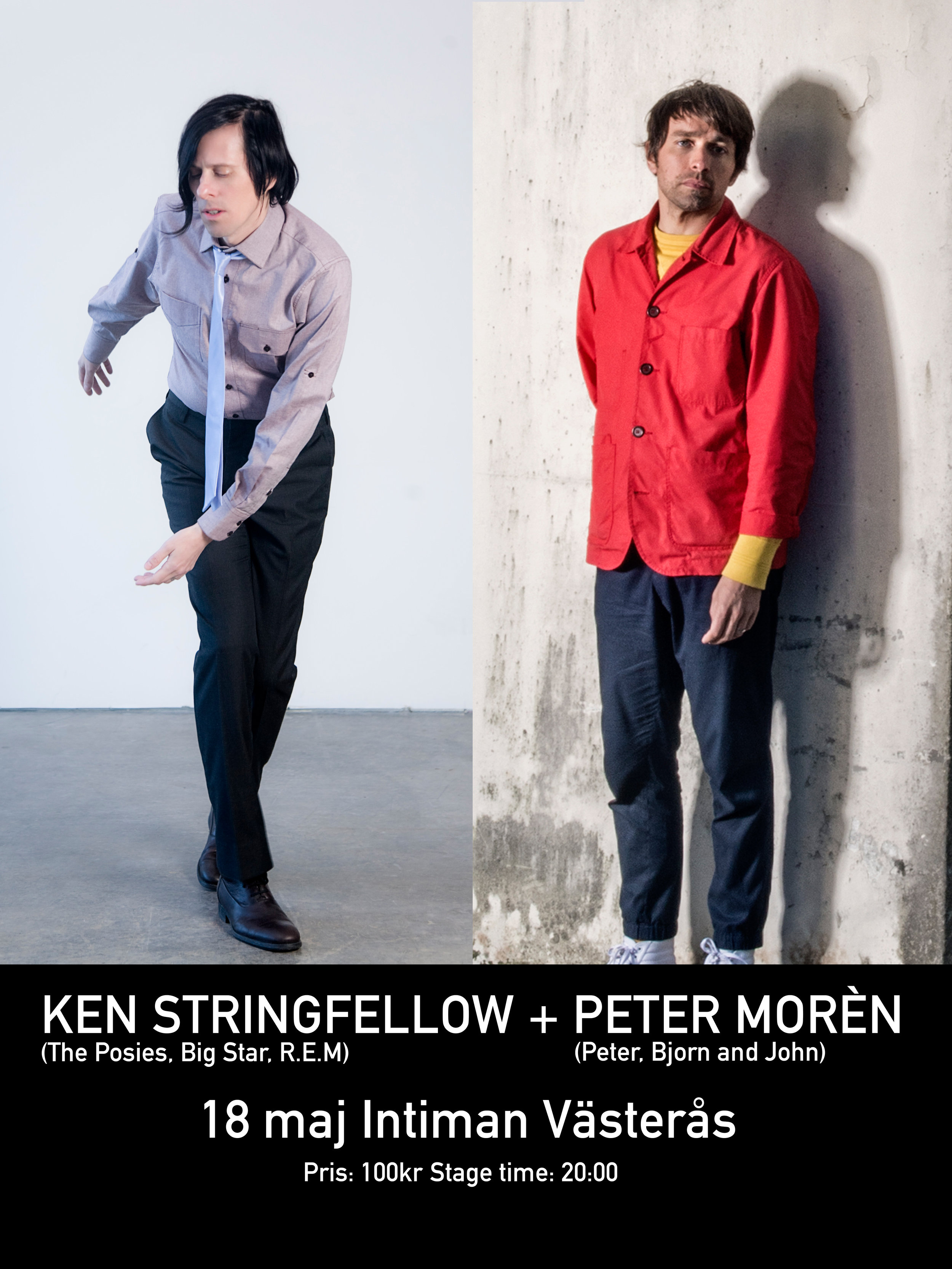 Ken Stringfellow (US) + Peter Morén