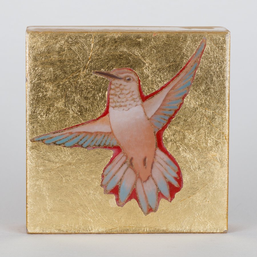"Gabriel" Hummingbird Acrylic Block