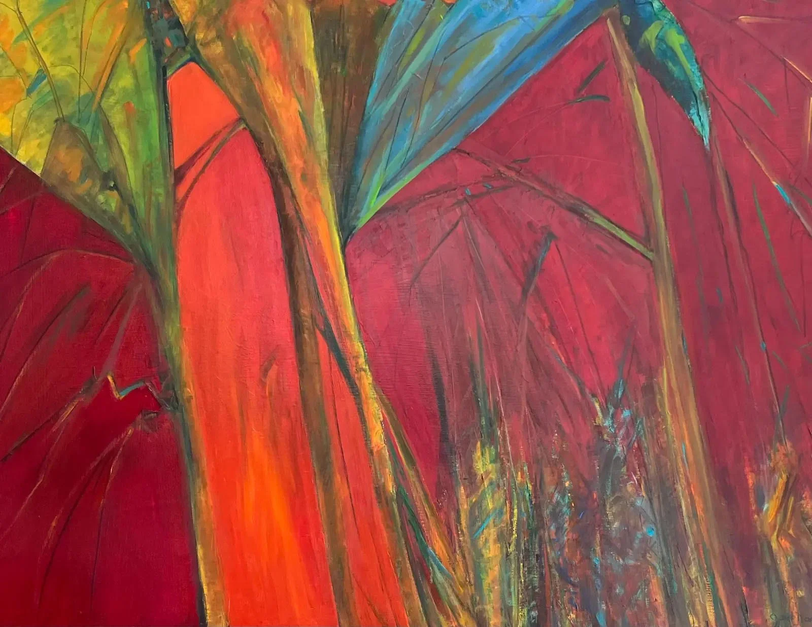 CRESCENDO, oil on canvas, 36X48 inches