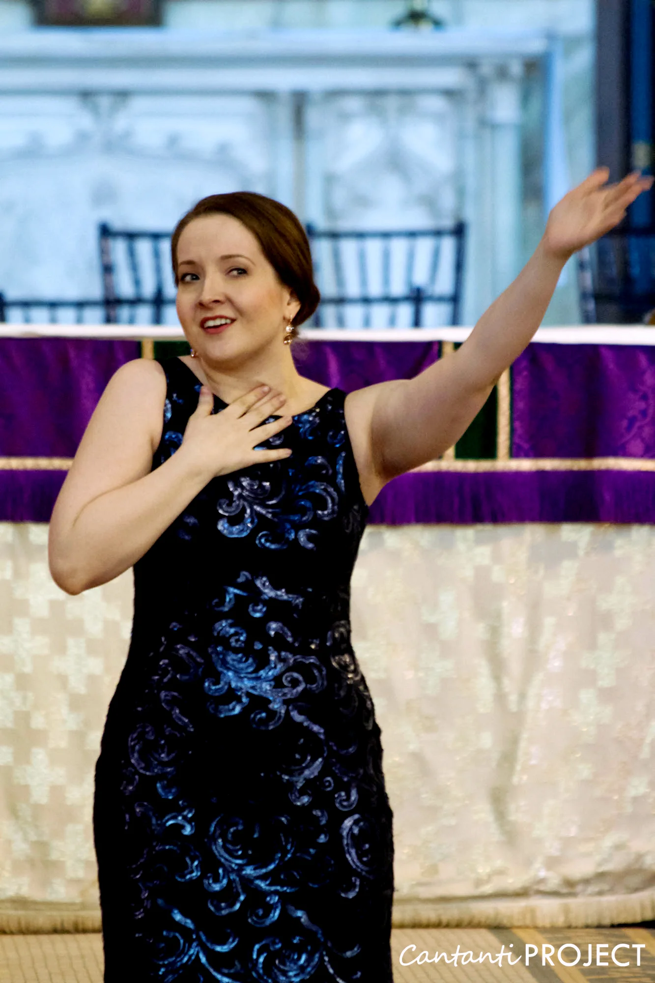 Jane Hoffman as La fee in Cendrillon. Photo credit: Liang Pan