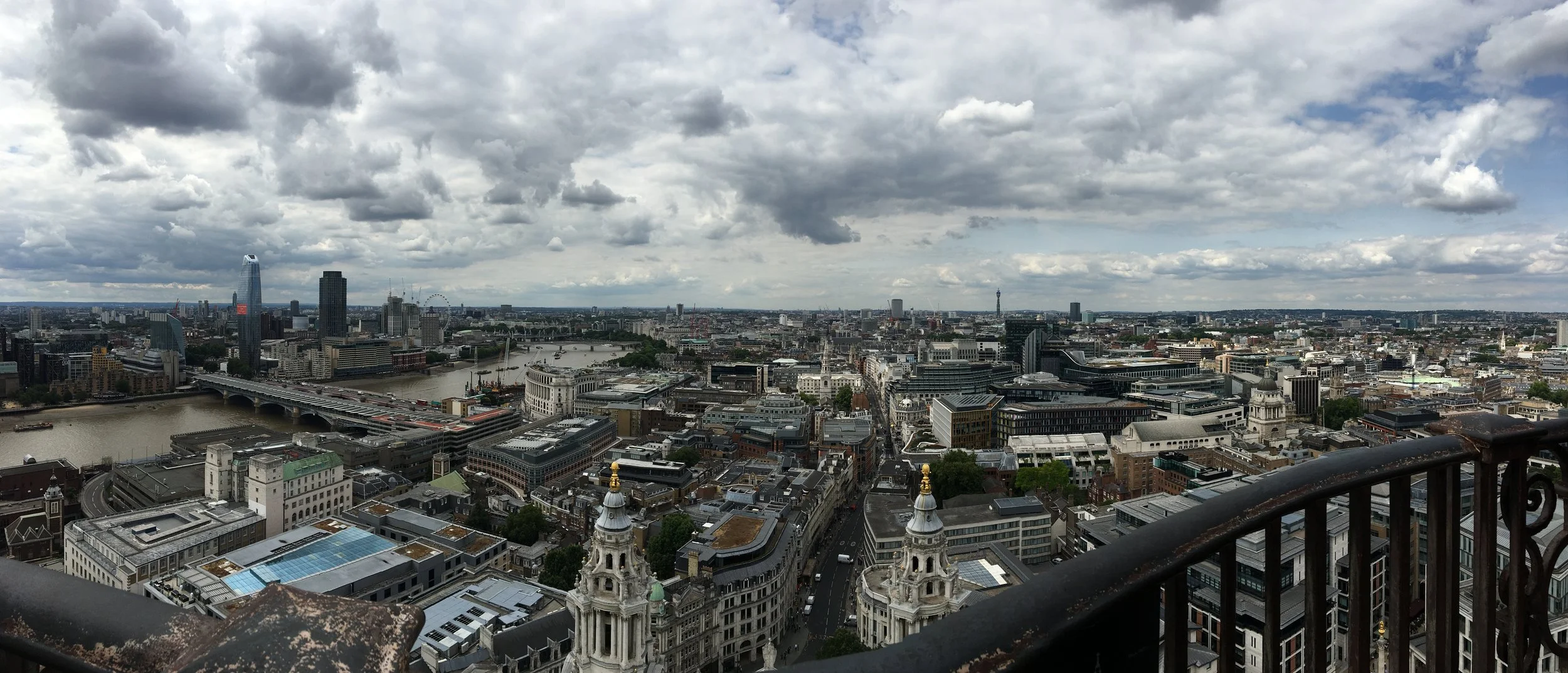 The view from St. Paul’s Cathedral